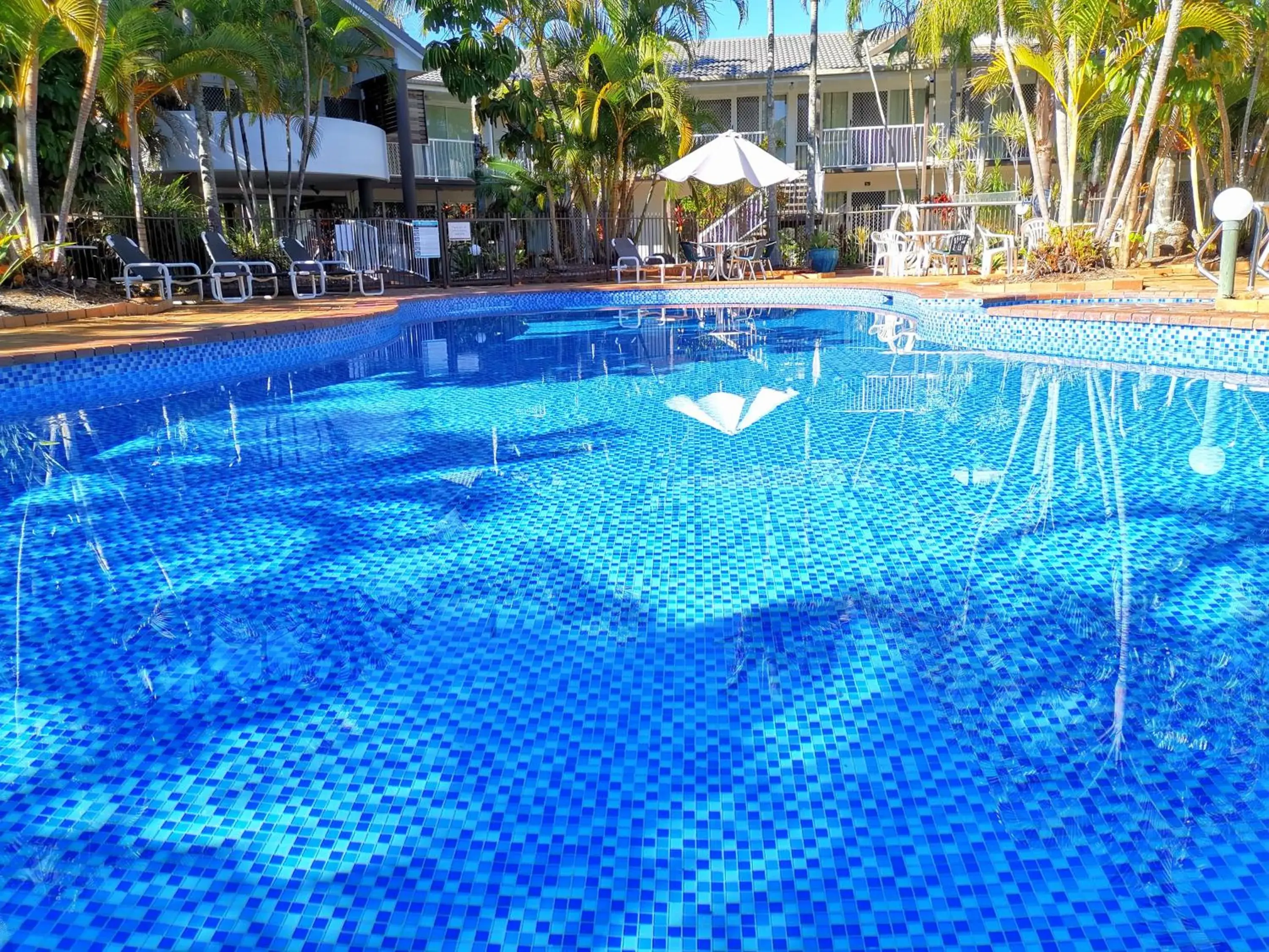 Swimming pool in Bay of Palms Swimming pool in Bay of Palms