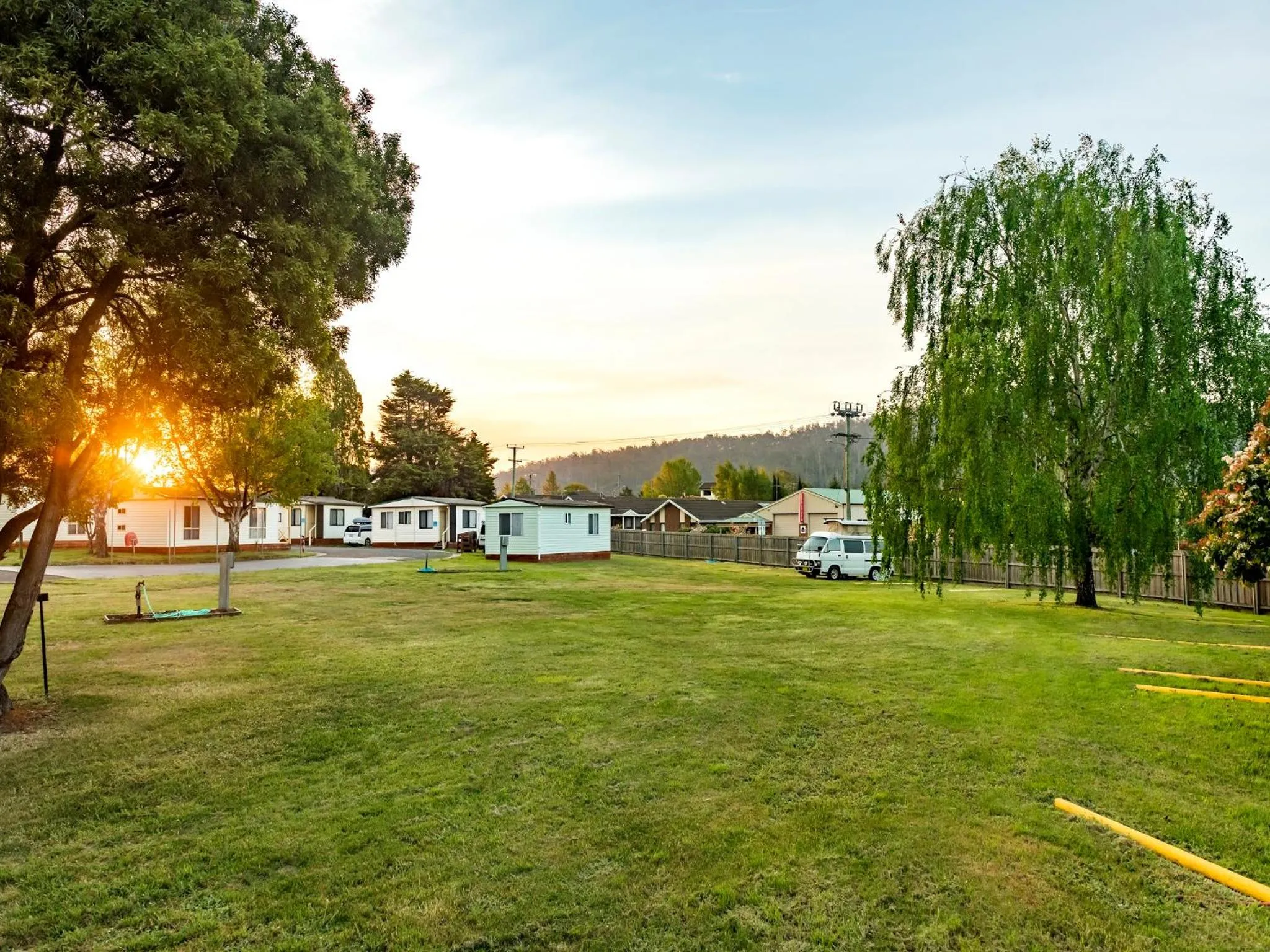 Natural landscape in Discovery Parks - Hadspen