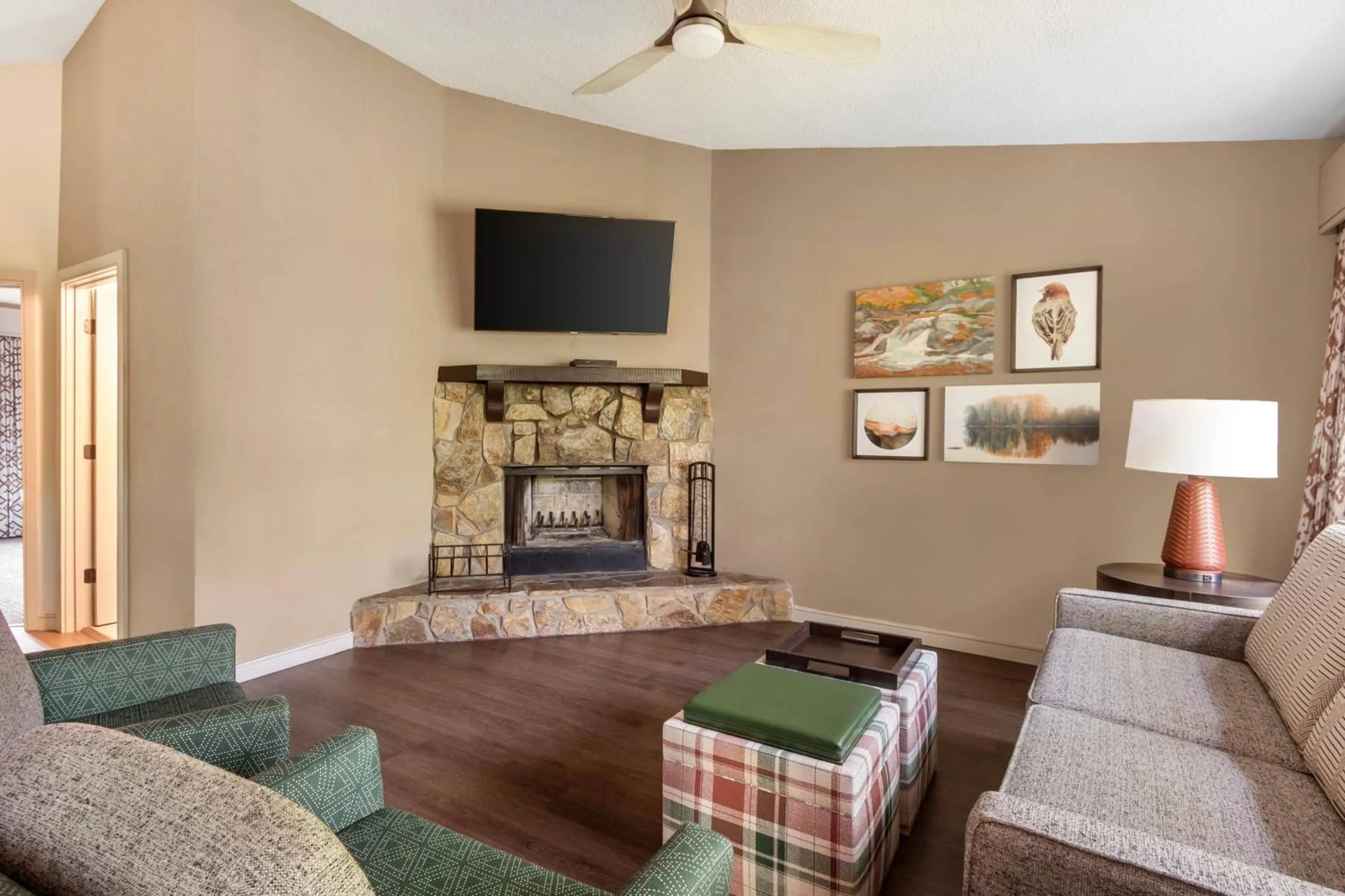 fireplace in Fairway Forest