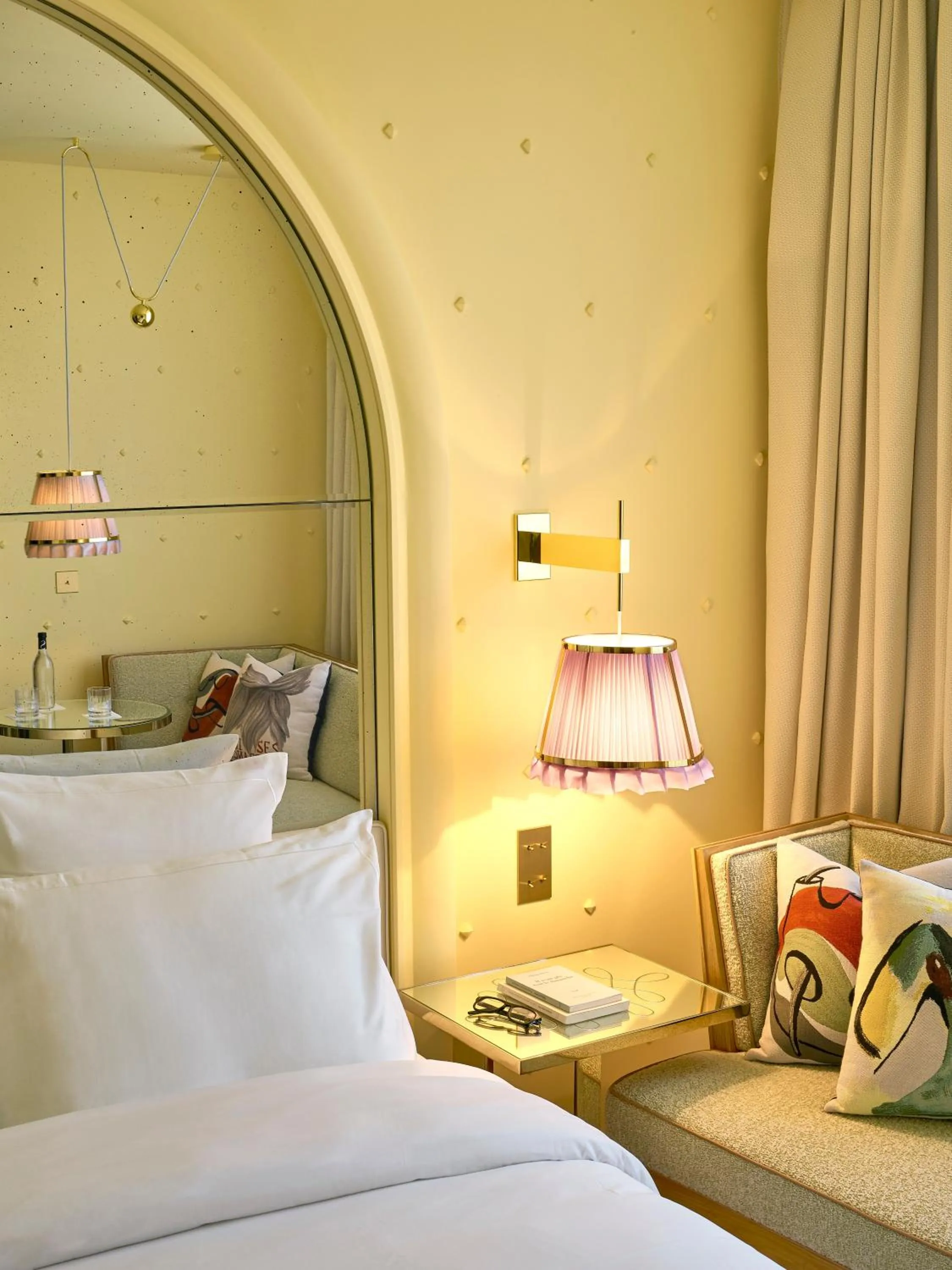 Decorative detail, Bed in 9Confidentiel