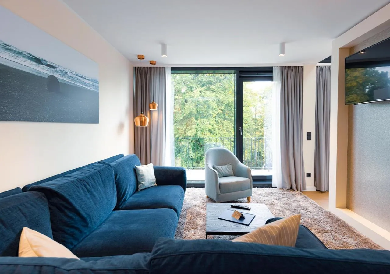 Living room in Maremüritz Yachthafen Resort