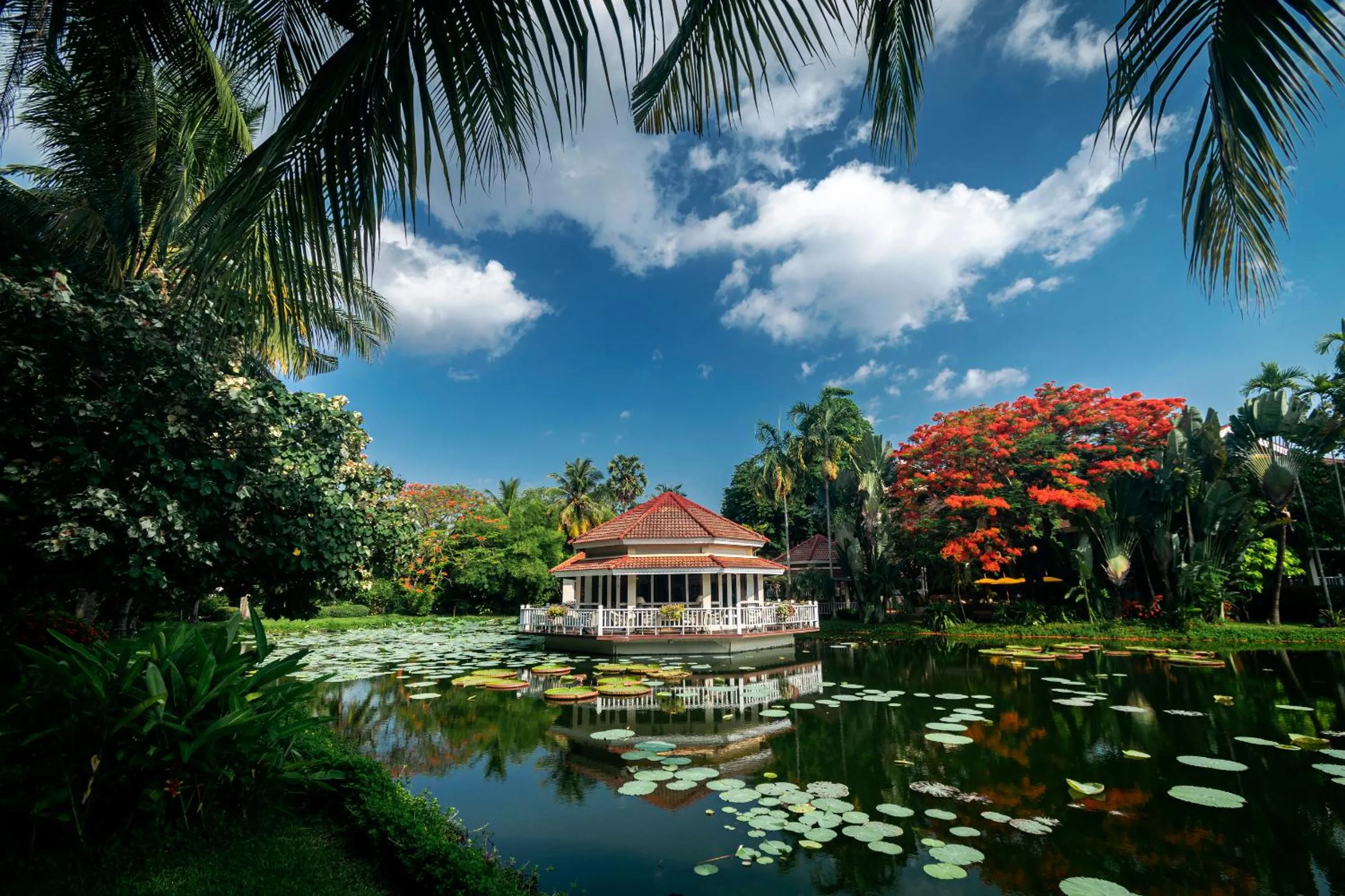 Garden in Sofitel Angkor Phokeethra Golf & Spa Resort