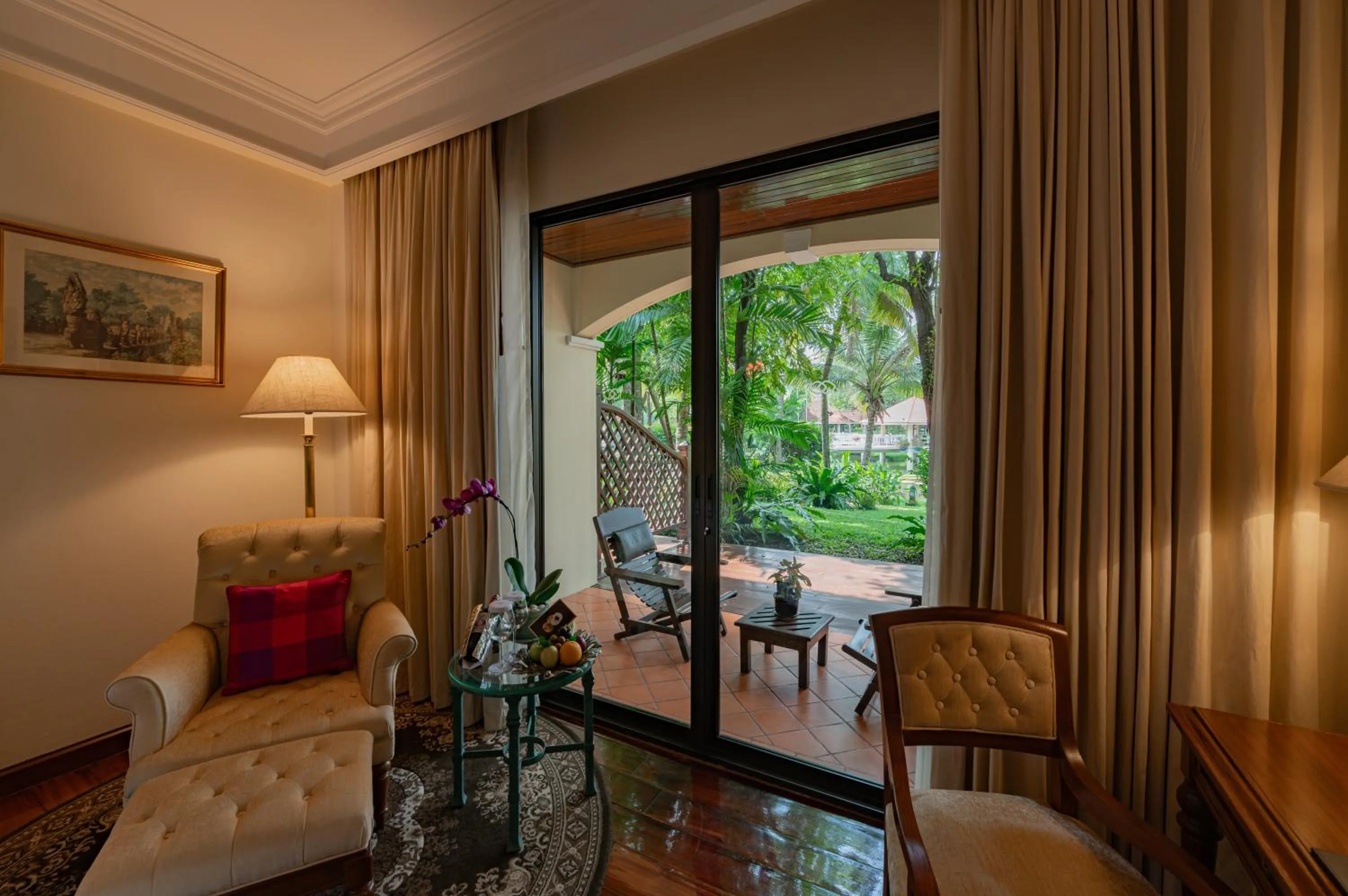 Balcony/Terrace in Sofitel Angkor Phokeethra Golf & Spa Resort