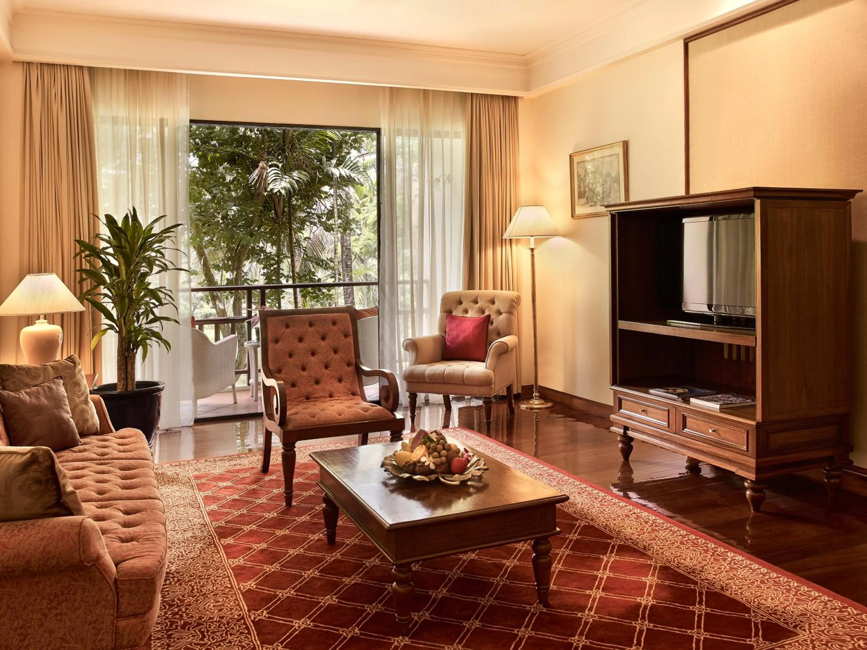 Living room in Sofitel Angkor Phokeethra Golf & Spa Resort