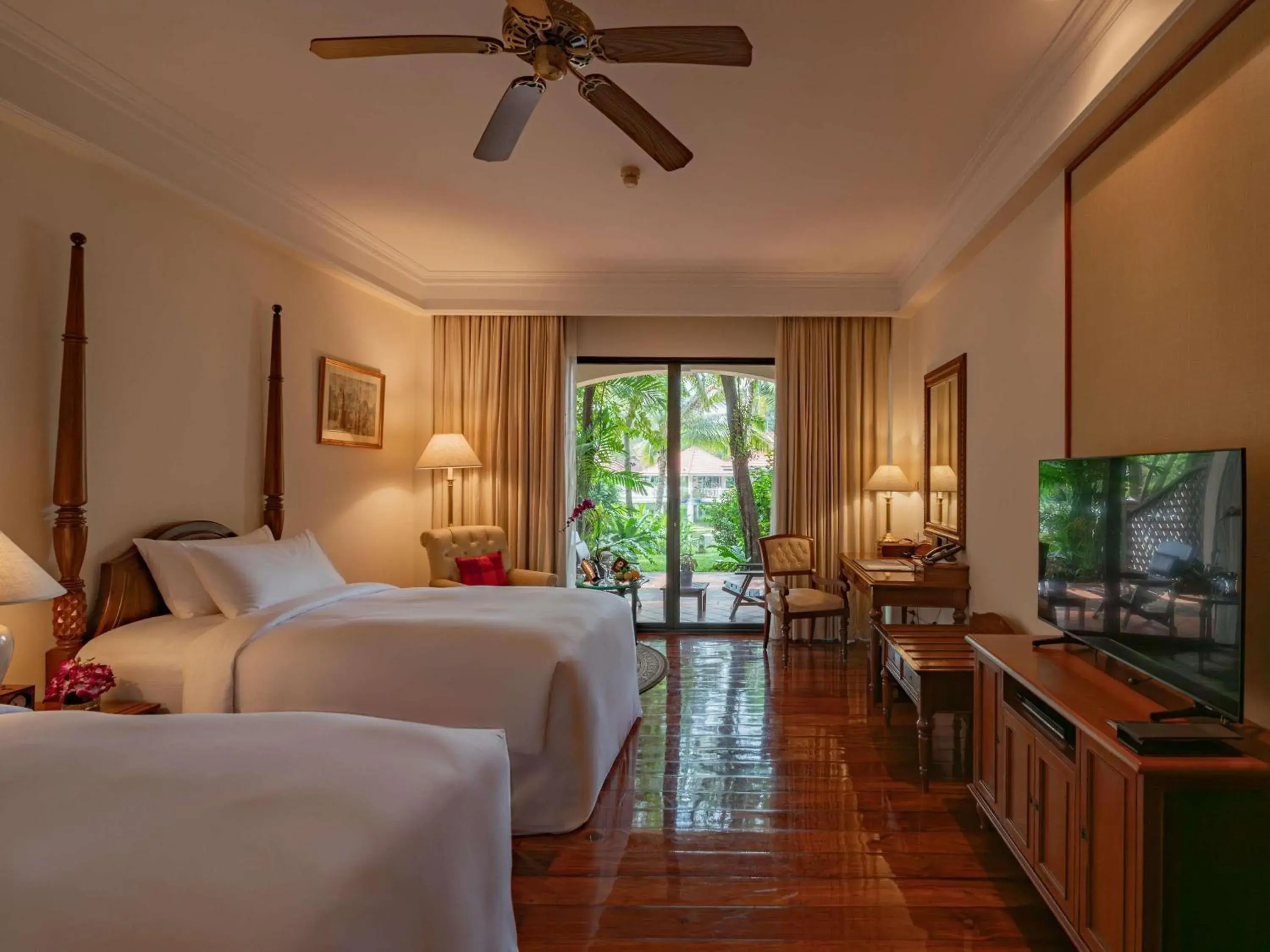 Bedroom, Bed in Sofitel Angkor Phokeethra Golf & Spa Resort Bedroom, Bed in Sofitel Angkor Phokeethra Golf & Spa Resort