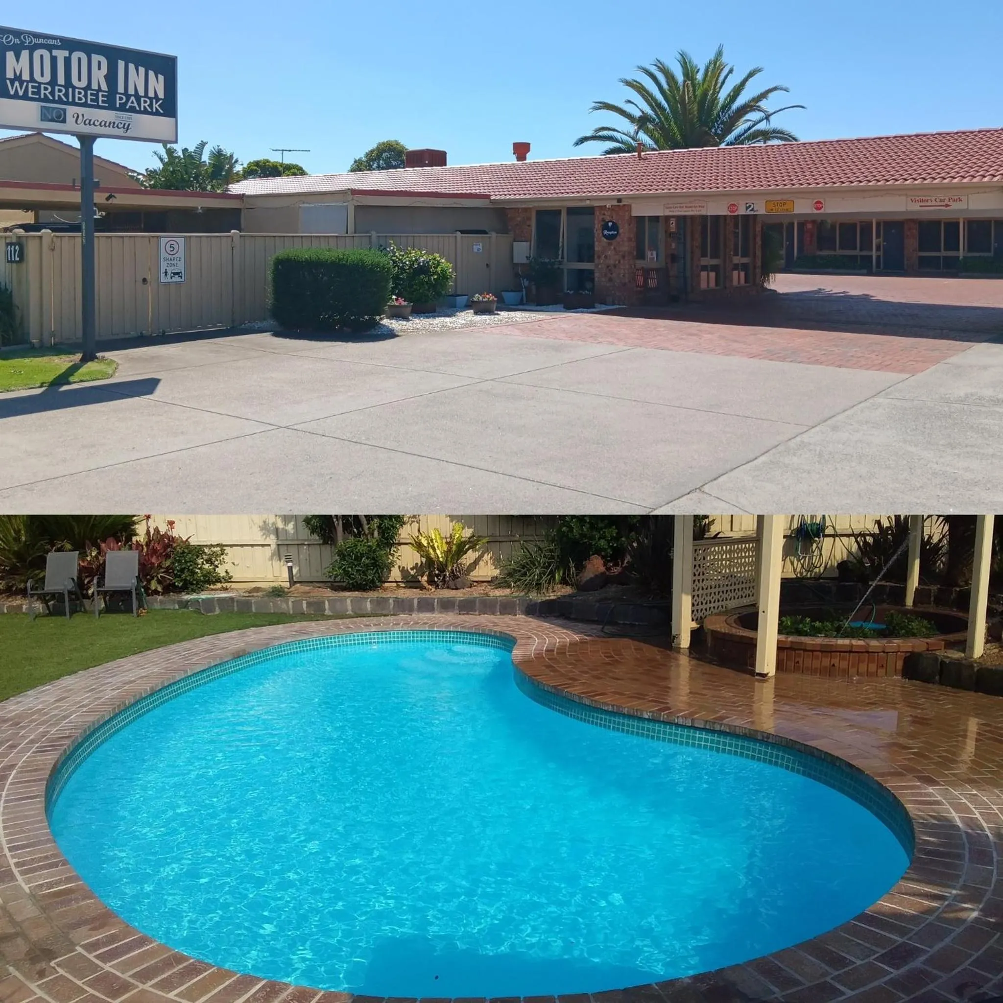 Property building in Werribee Park Motor Inn