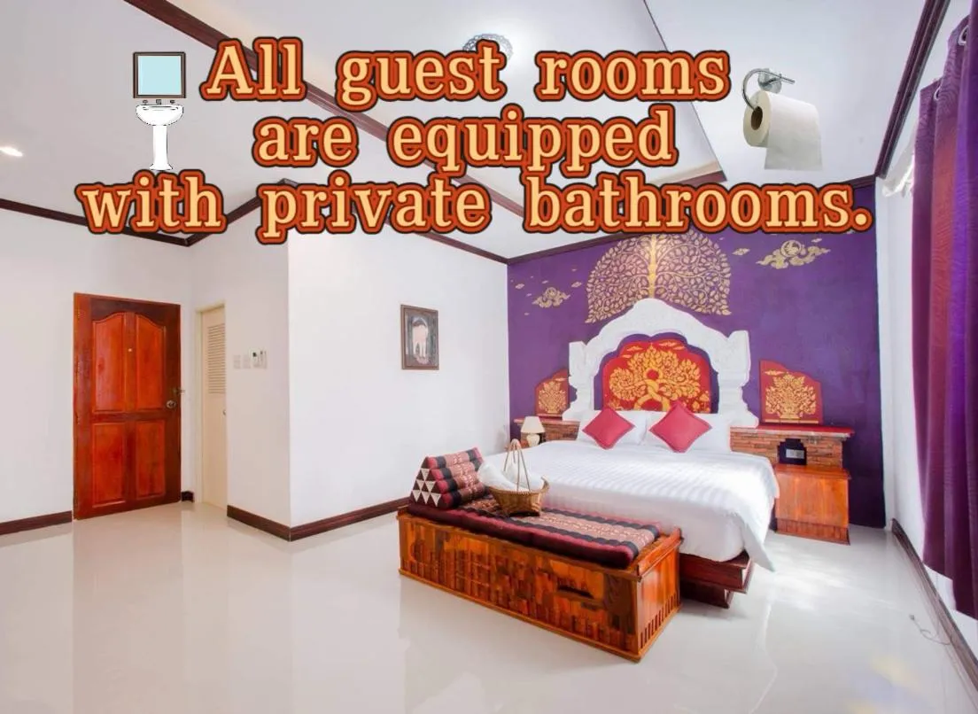 Bed in Phiphu Art and Gallery Boutique Sukhothai