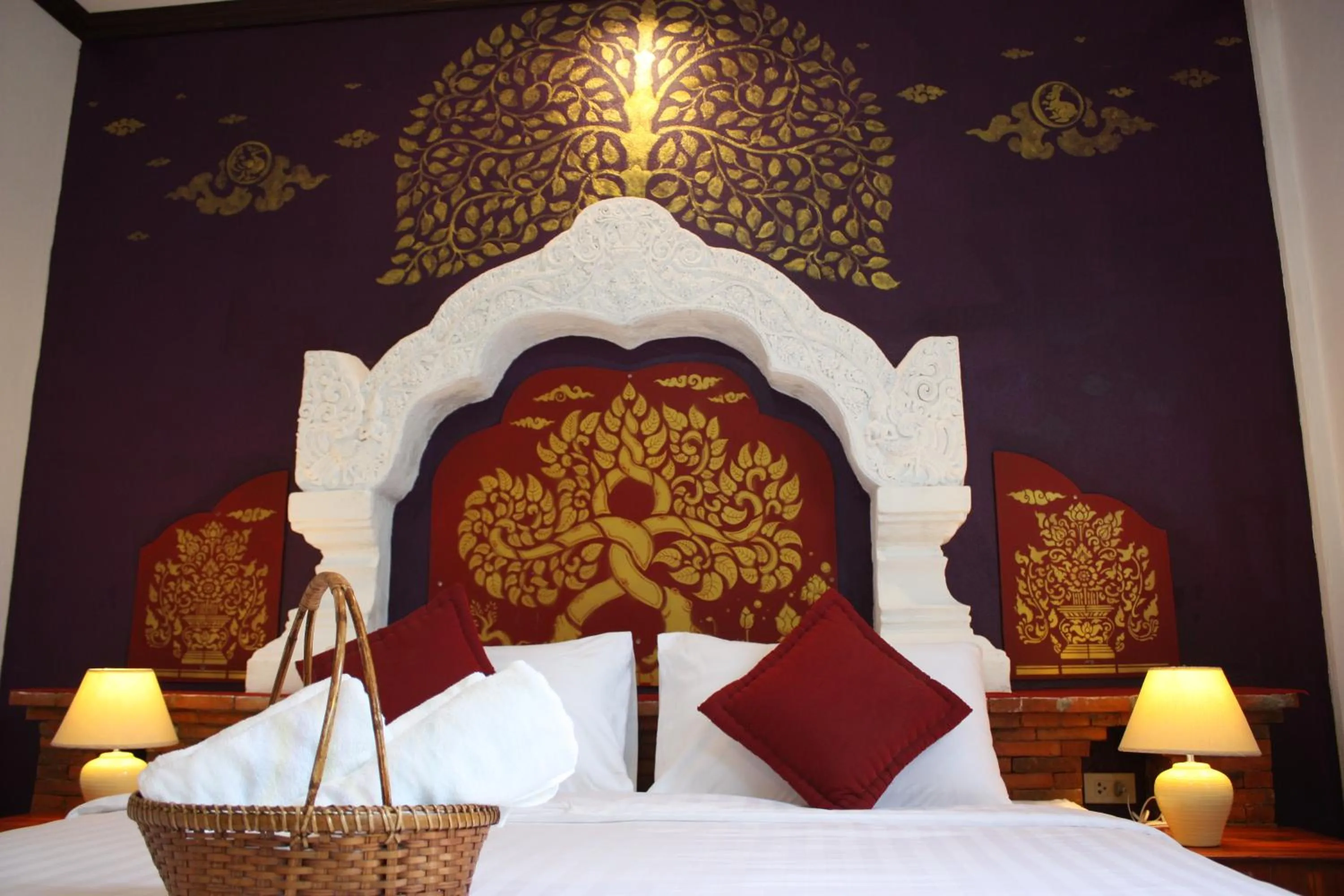 Bed in Phiphu Art and Gallery Boutique Sukhothai