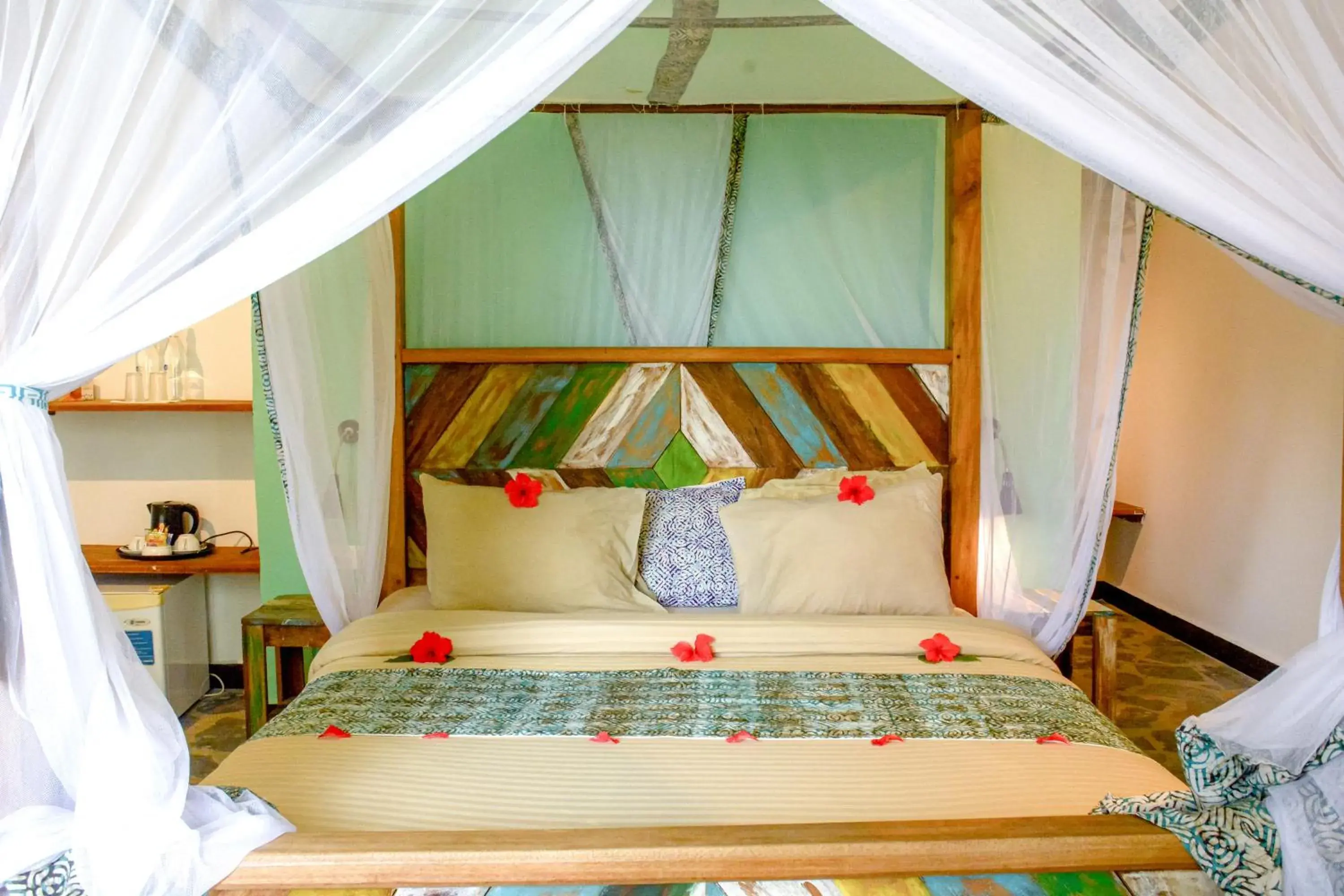 Bed in Zanzibar Bay Resort & Spa Bed in Zanzibar Bay Resort & Spa