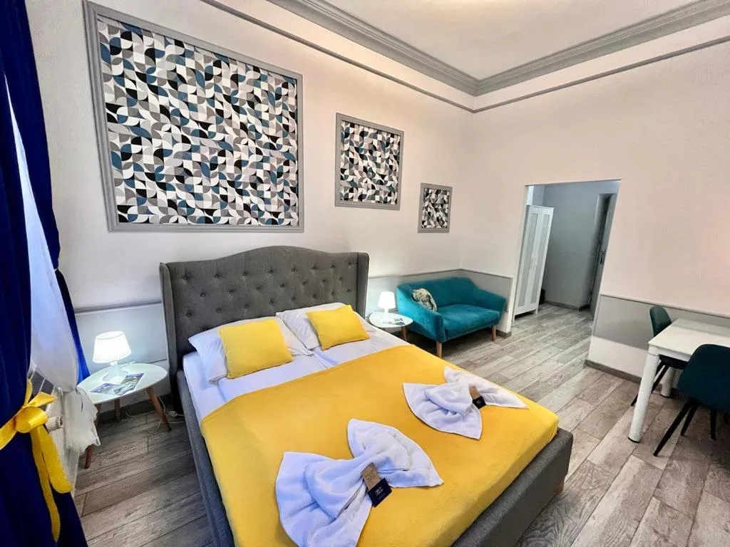 Photo of the whole room, Bed in Great Polonia Świdnica City Center