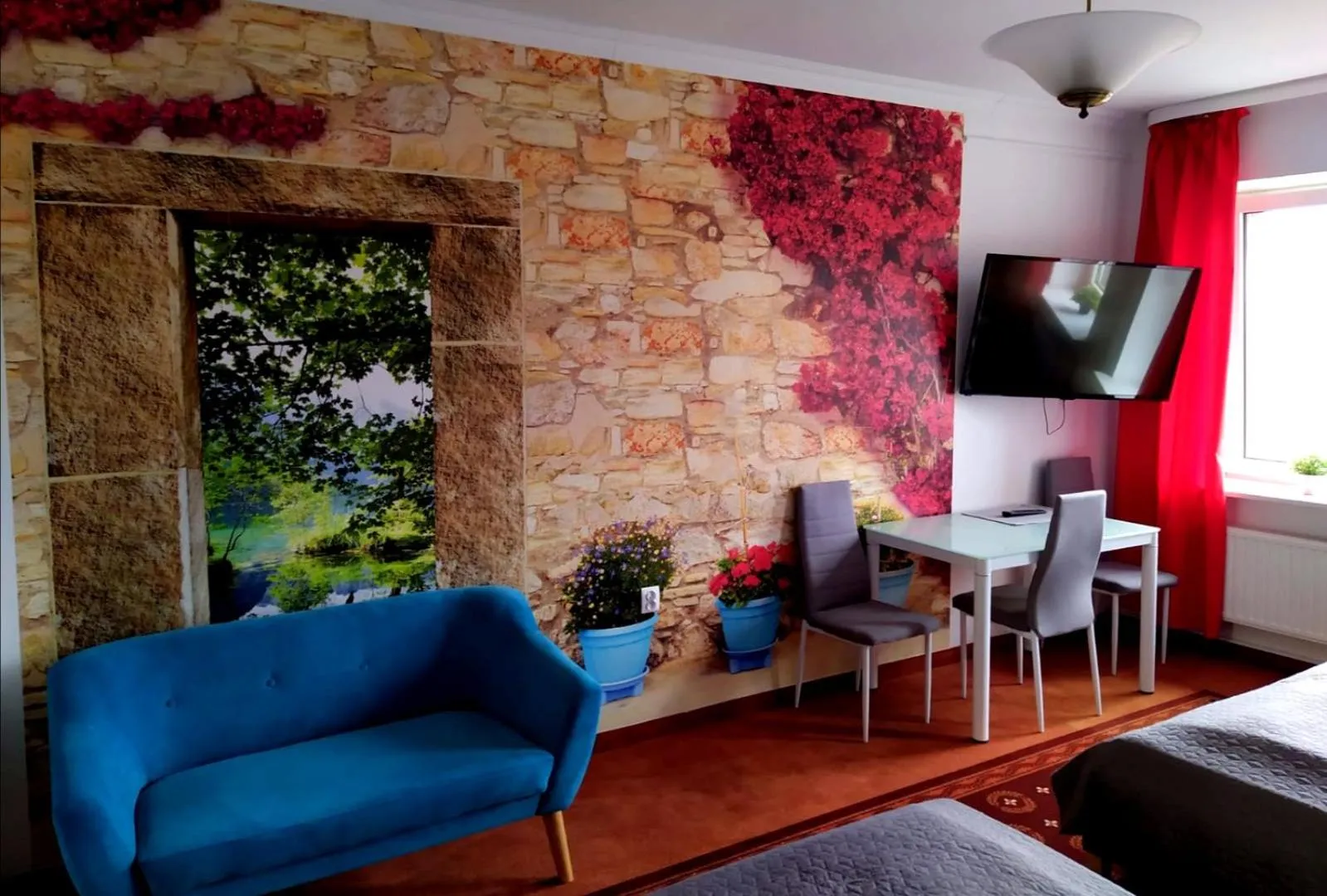 Seating area, Bed in Great Polonia Świdnica City Center