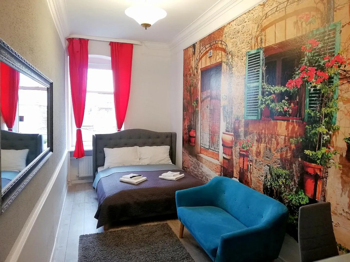 Photo of the whole room, Bed in Great Polonia Świdnica City Center