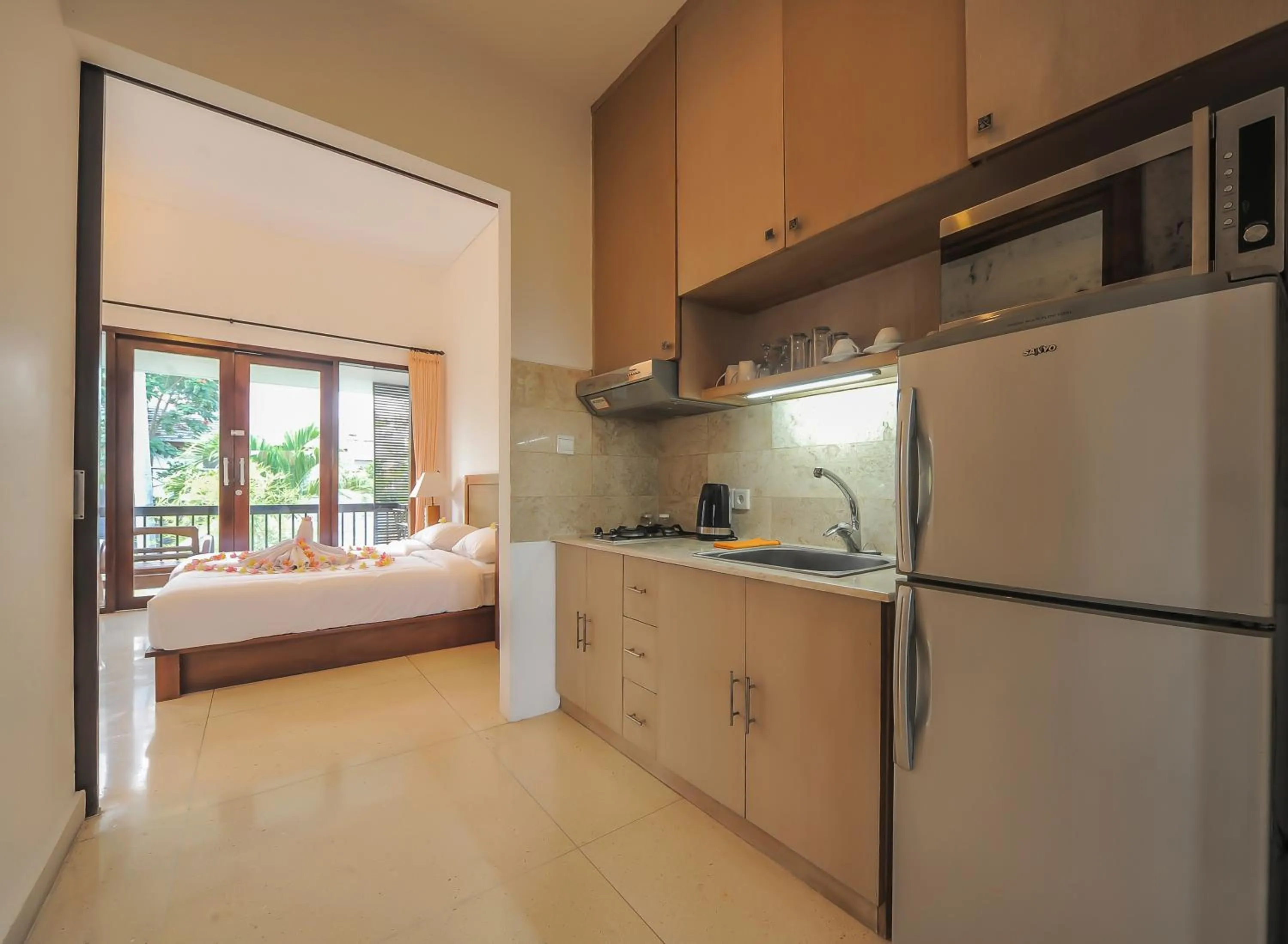 Bed in Sayang Sanur Terrace House