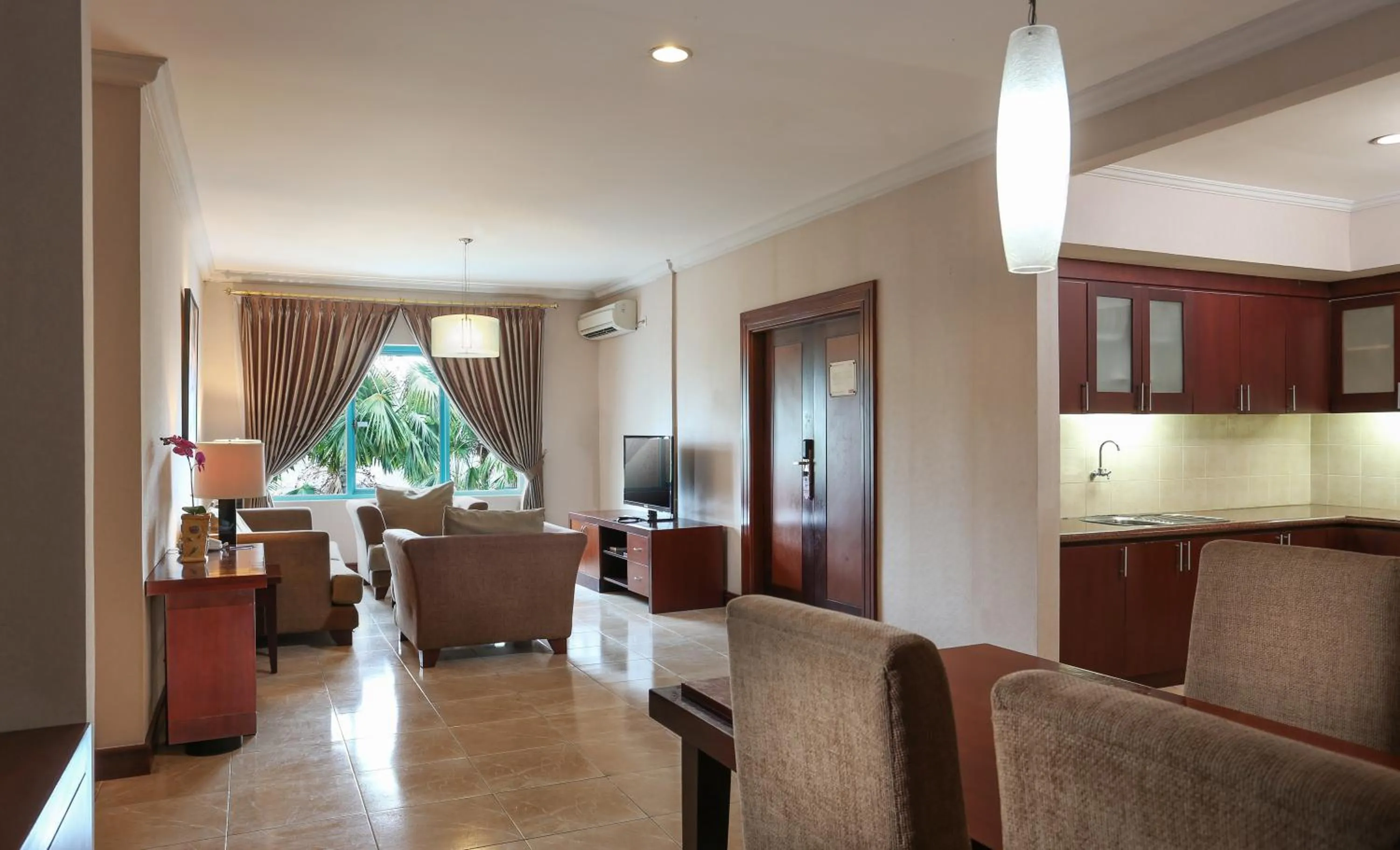 Living room in Blue Sky Hotel Balikpapan