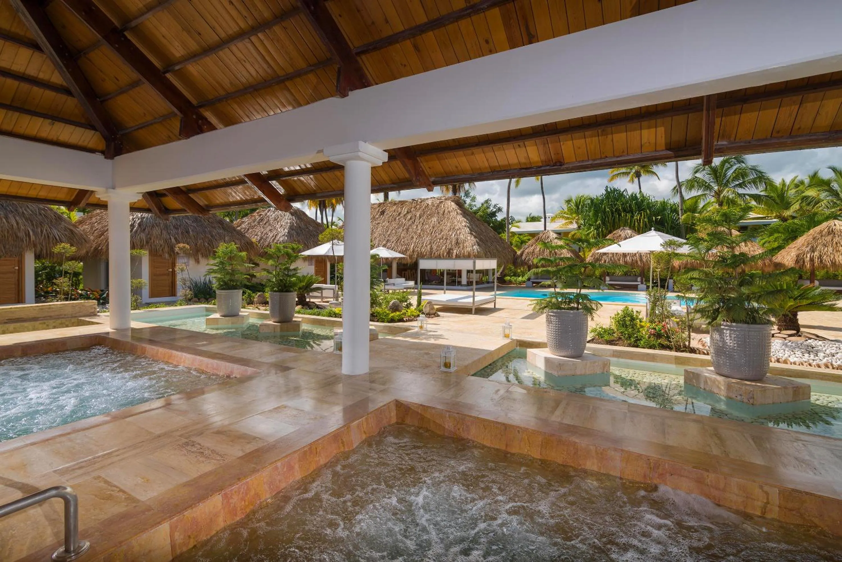 Hot Spring Bath in Meliá Caribe Beach Resort-All Inclusive