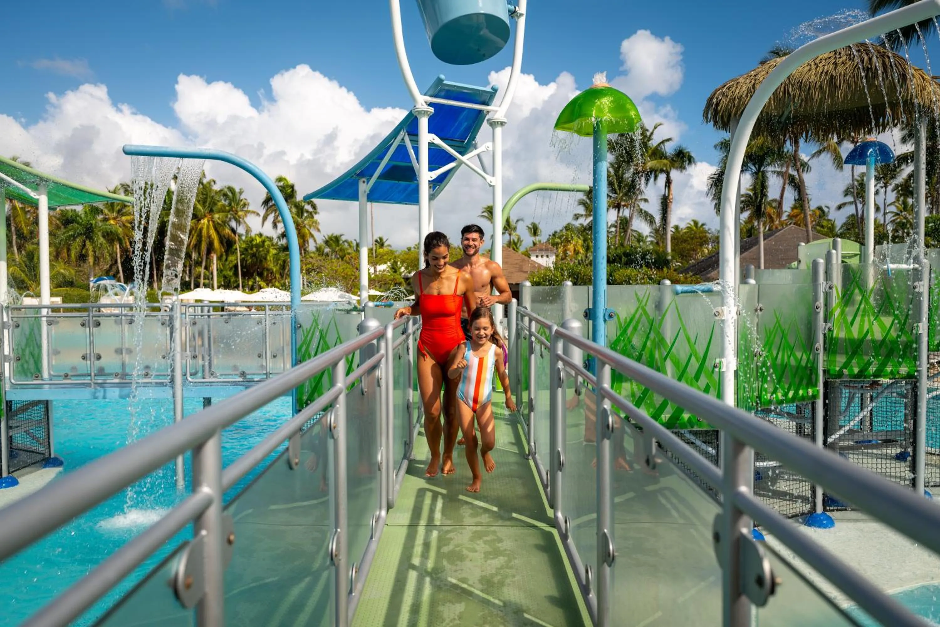 Aqua park in Meliá Caribe Beach Resort-All Inclusive