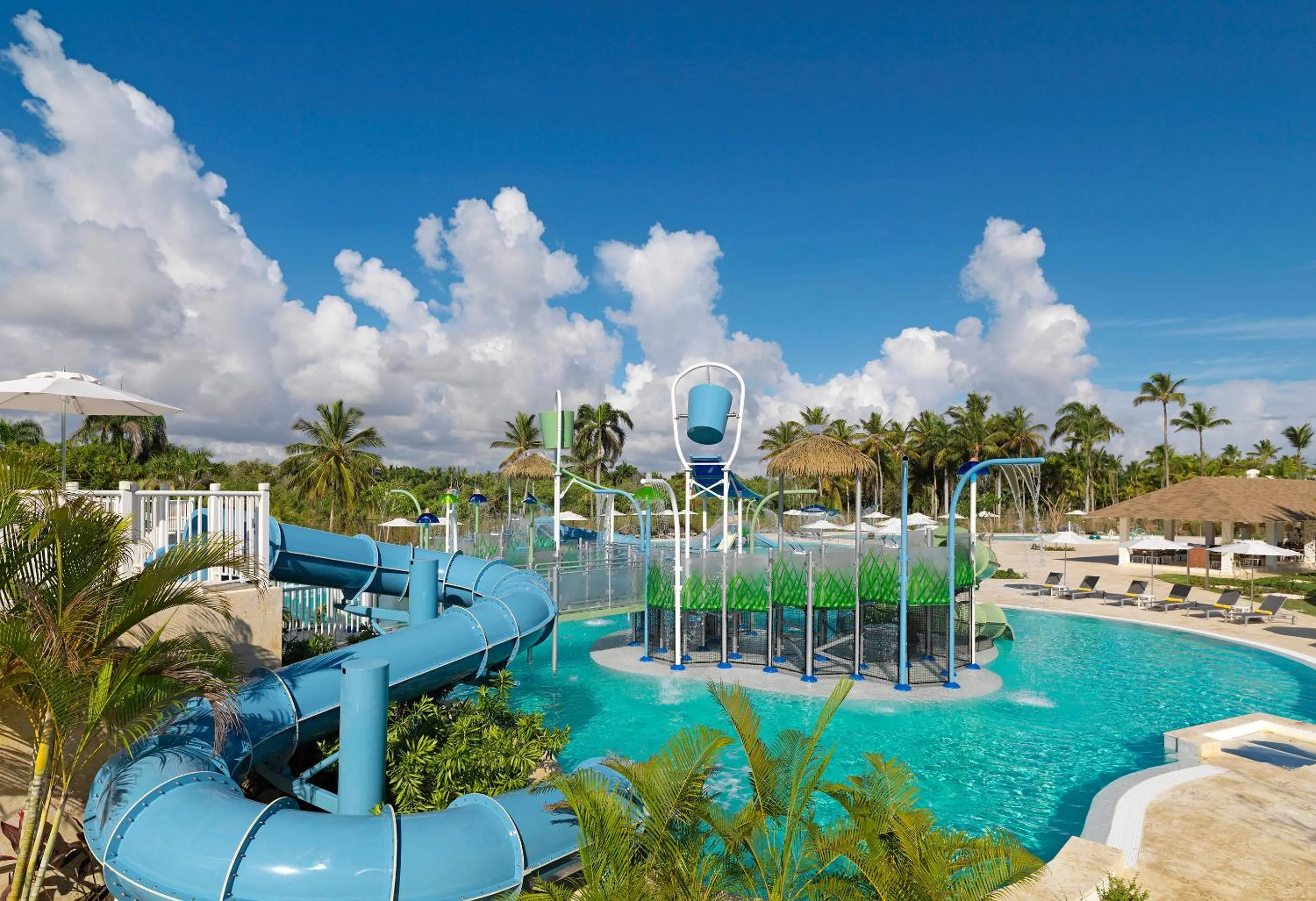 Aqua park in Meliá Caribe Beach Resort-All Inclusive