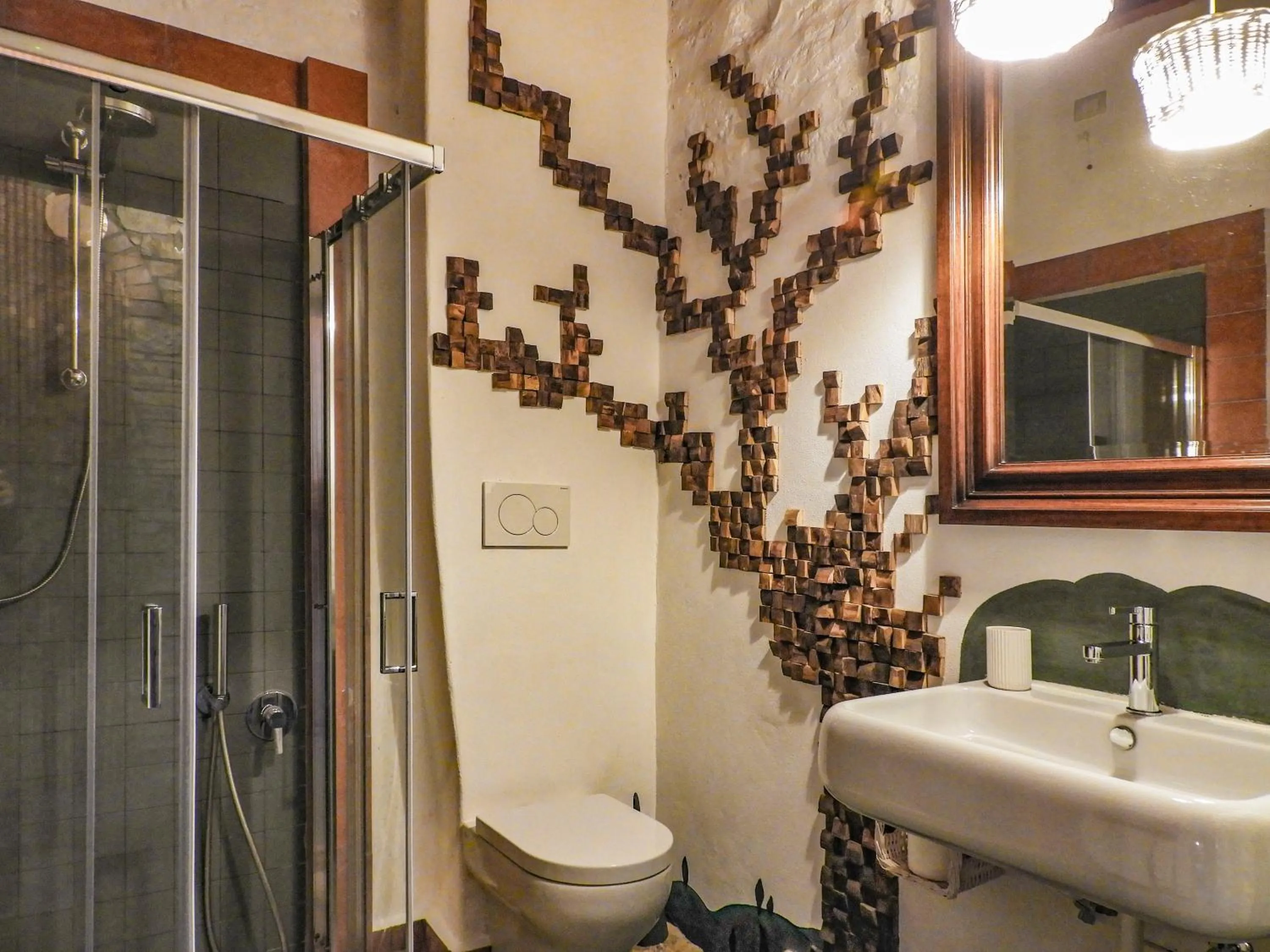 Shower in Tenuta Cortedomina