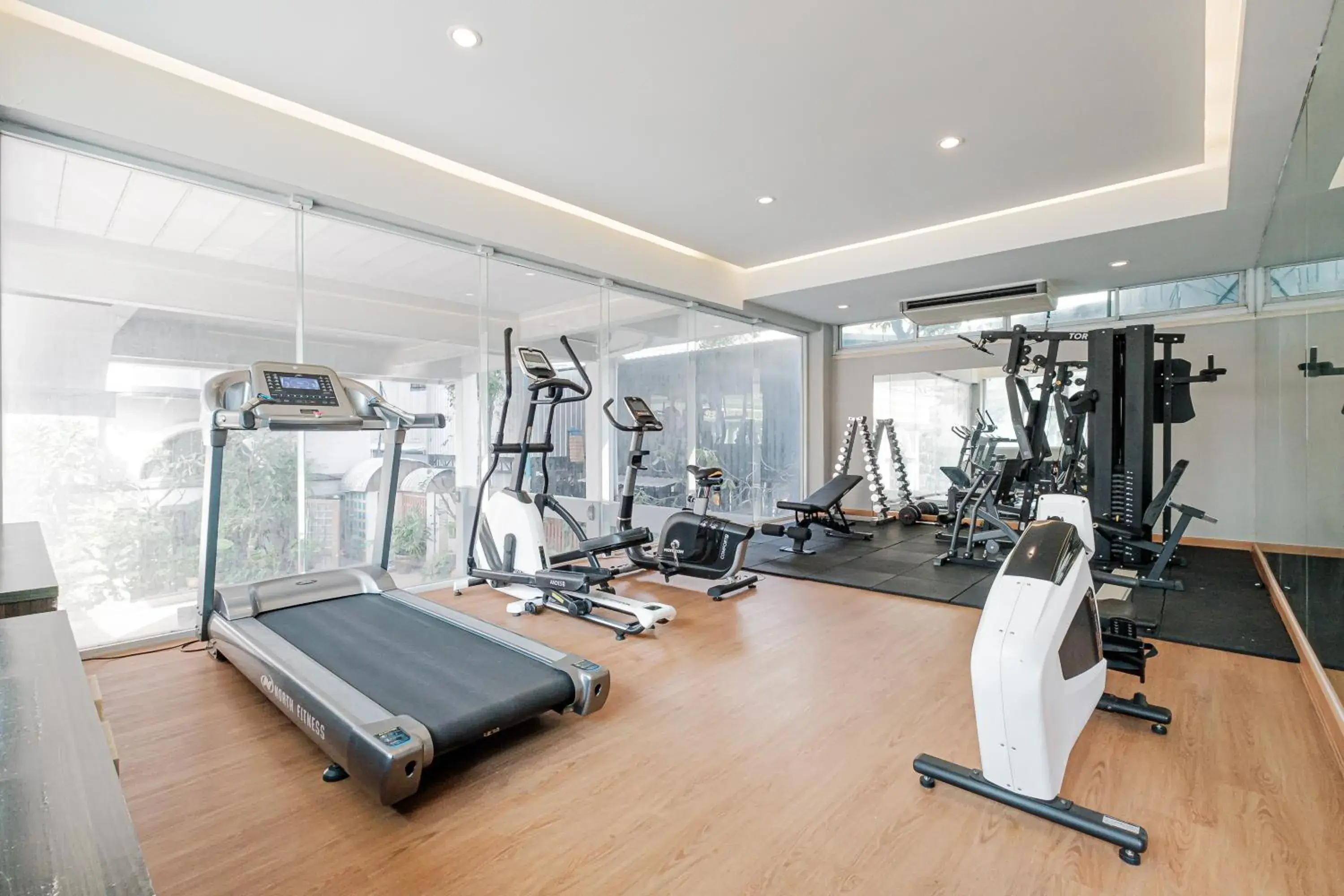 Fitness centre/facilities in Boss Hotel Fitness centre/facilities in Boss Hotel