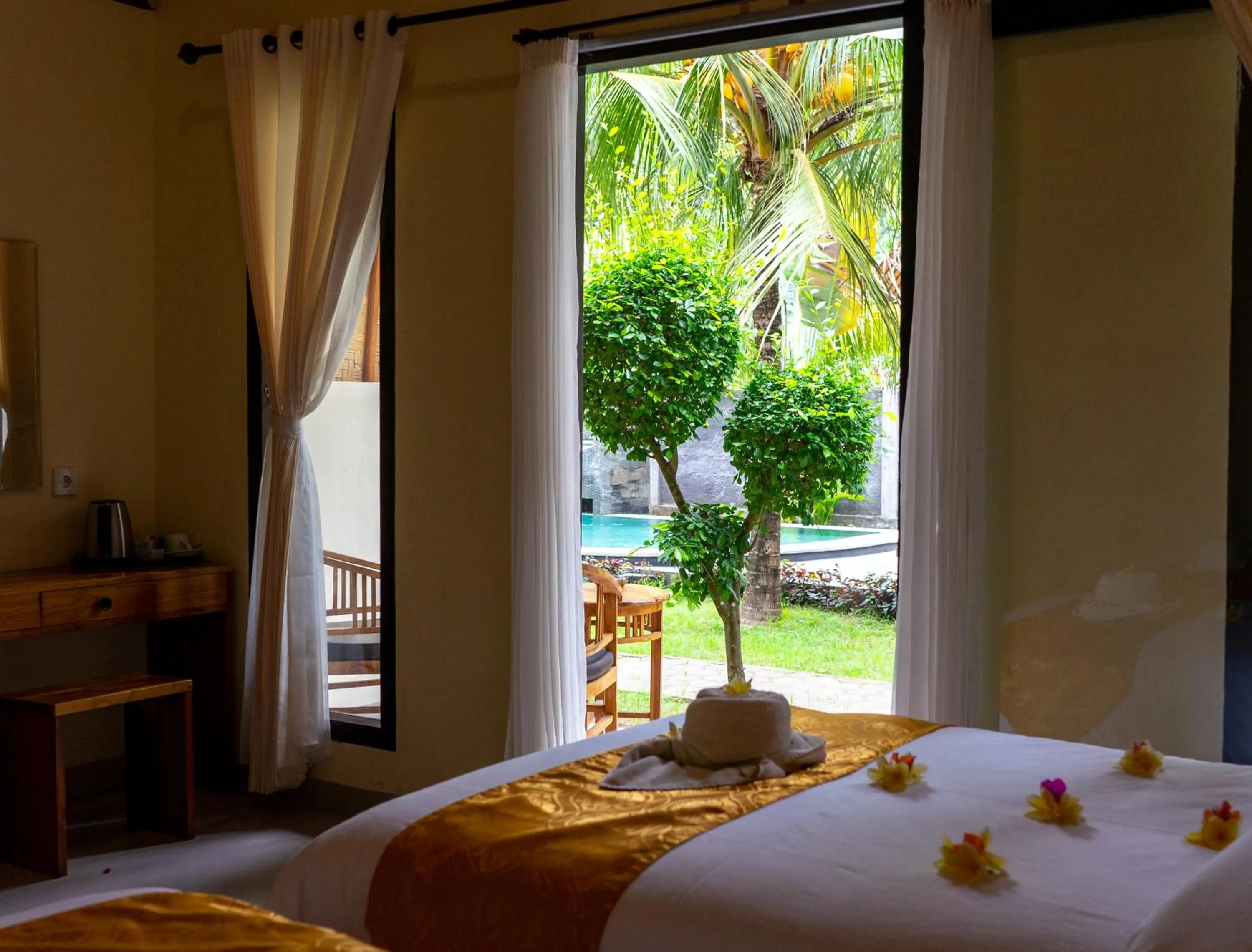 Bed in Penida Bay Village