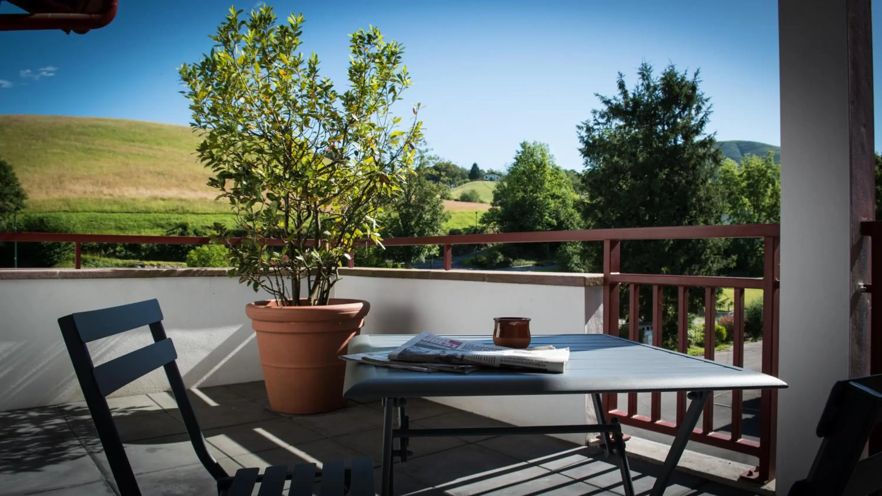 Mountain view in Logis Hotel Ur-Hegian Mountain view in Logis Hotel Ur-Hegian