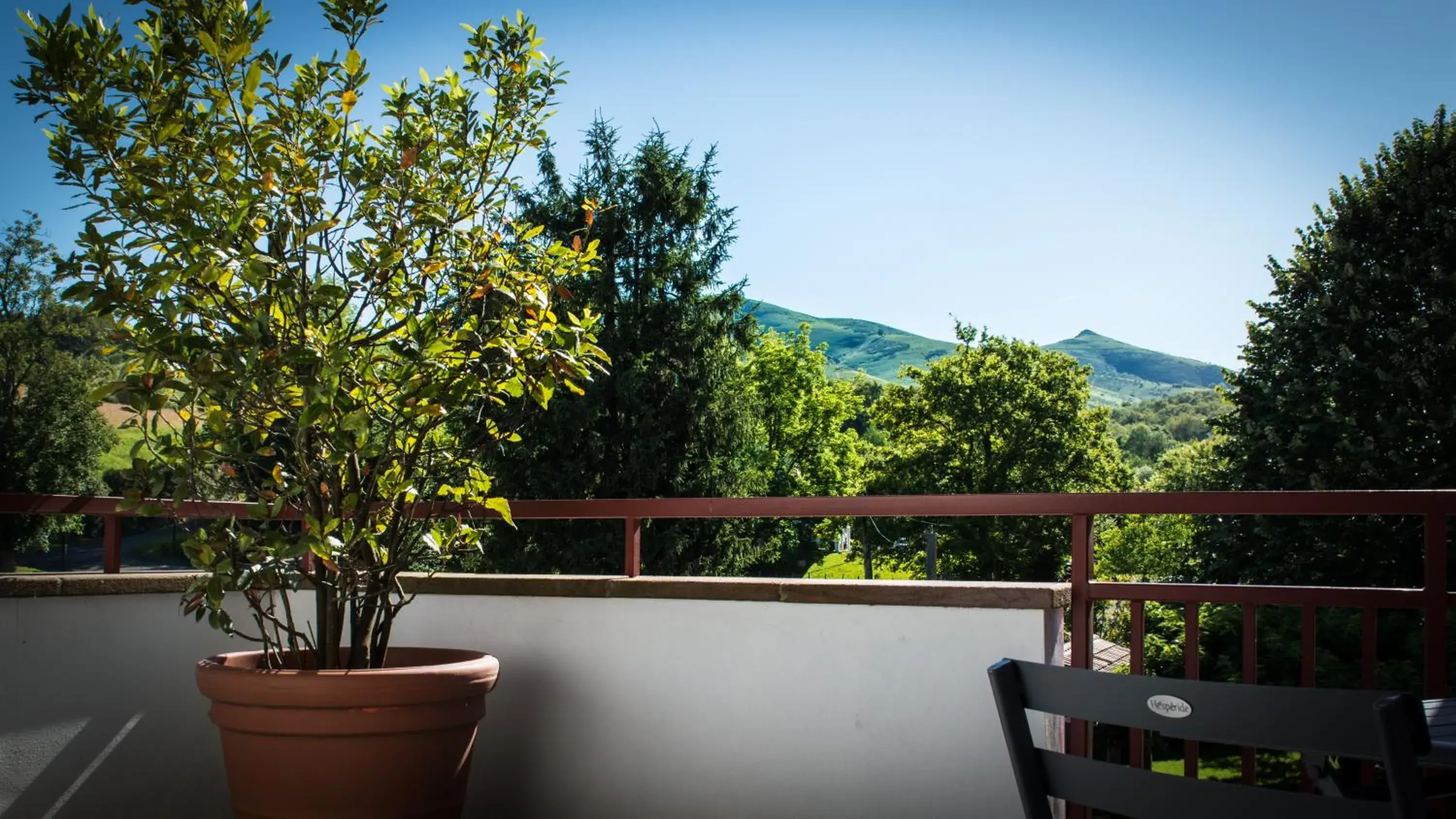 Mountain view in Logis Hotel Ur-Hegian Mountain view in Logis Hotel Ur-Hegian