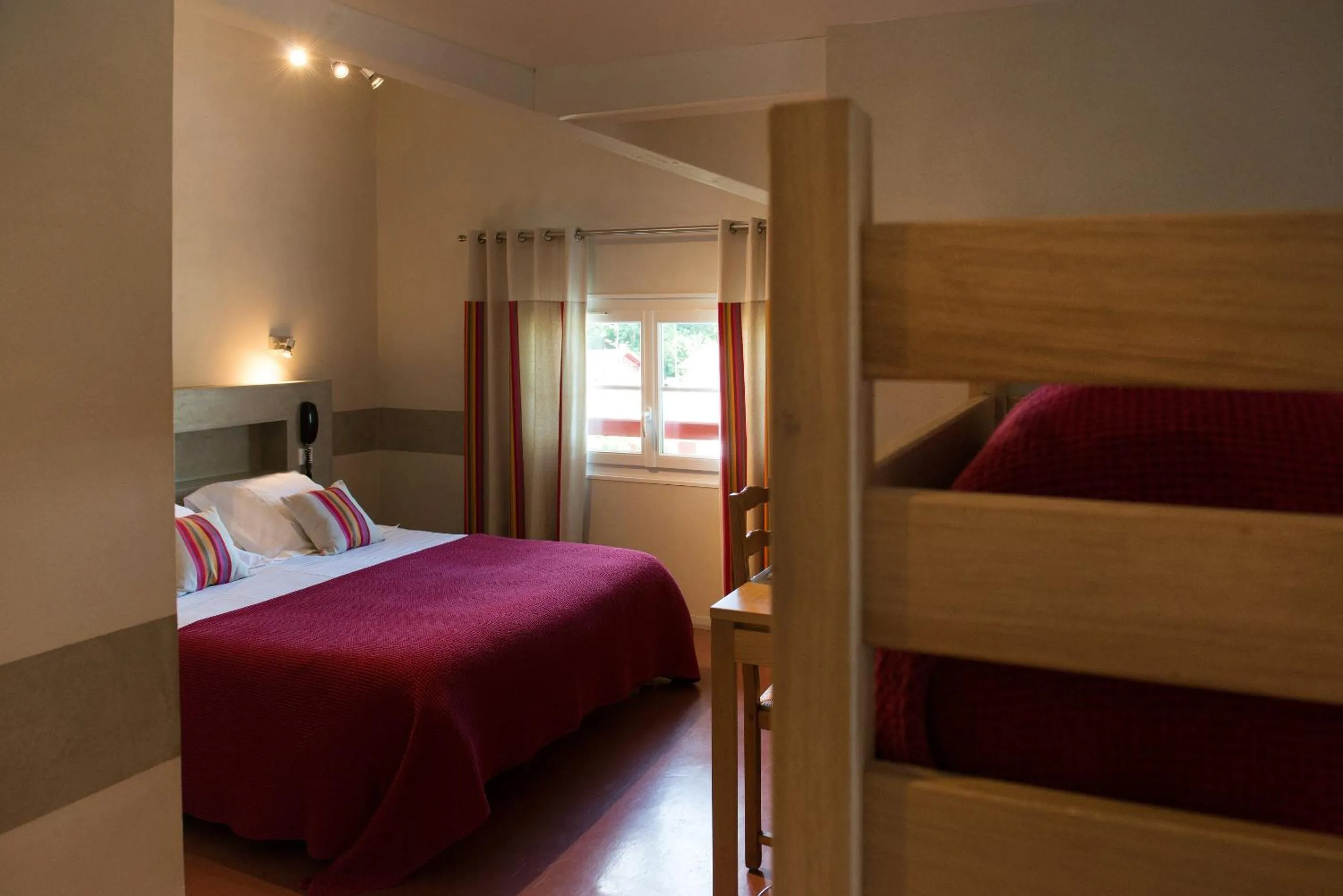 Photo of the whole room, Bed in Logis Hotel Ur-Hegian