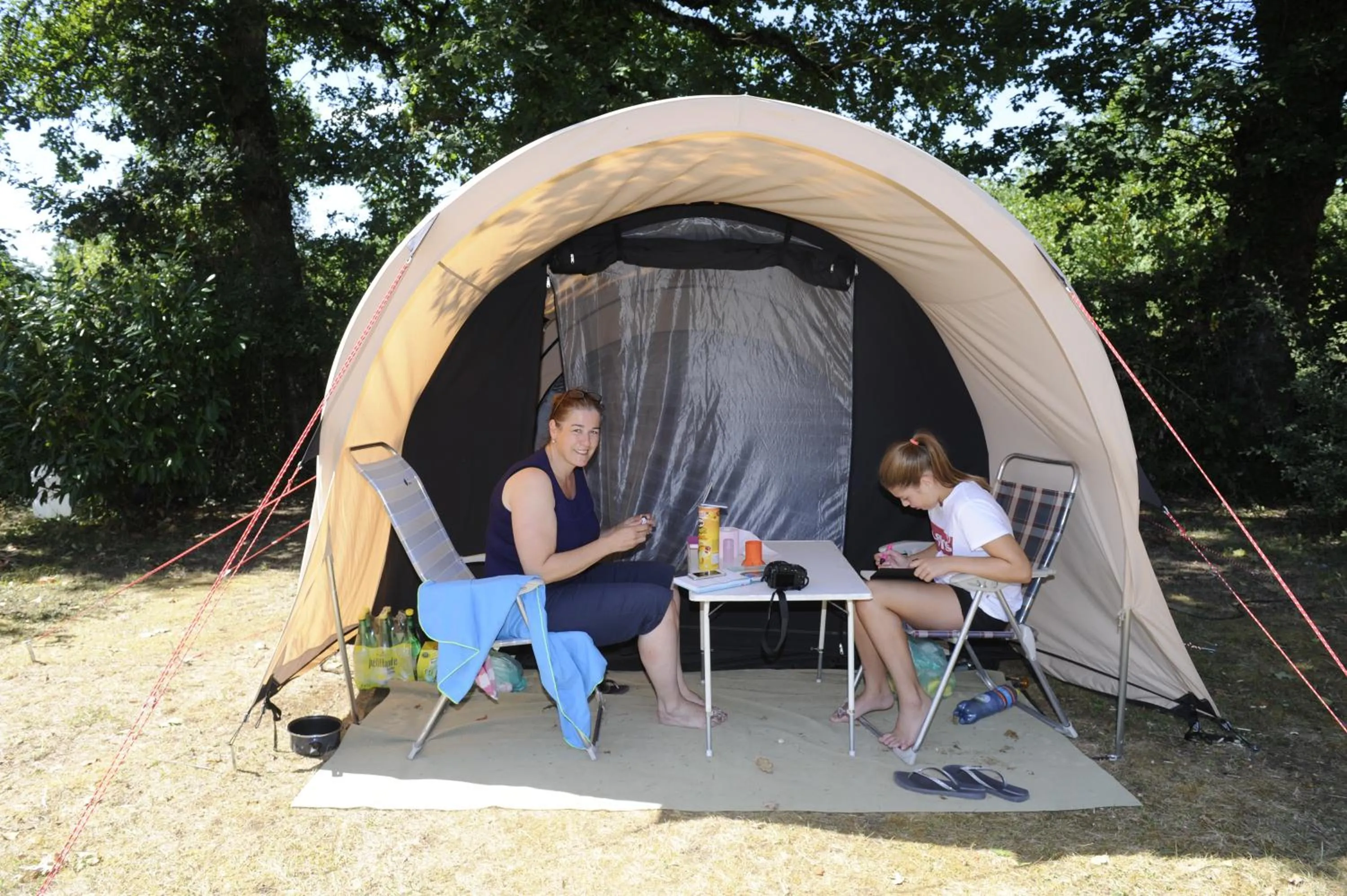 People in Camping Padimadour