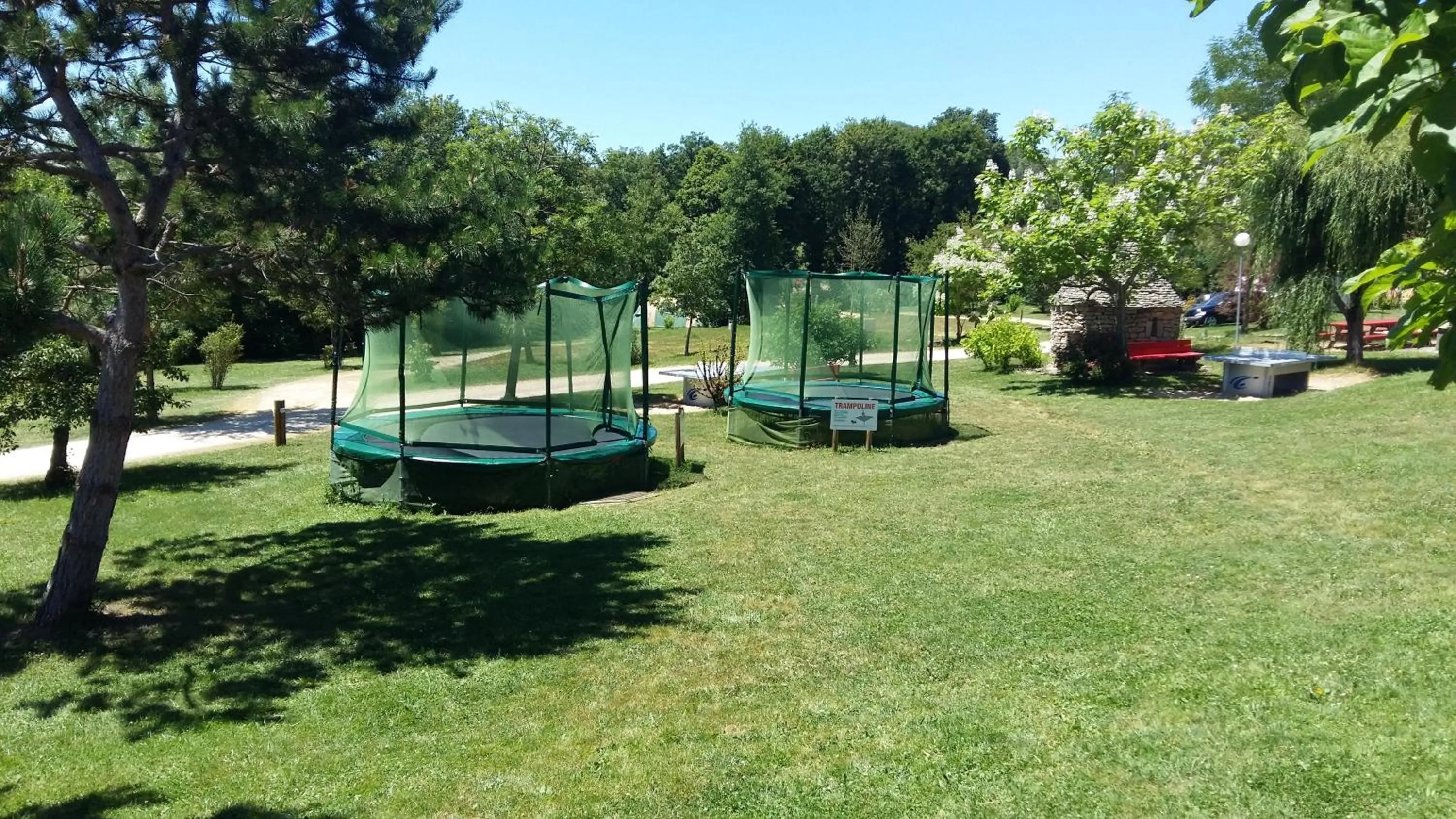 Children play ground in Camping Padimadour