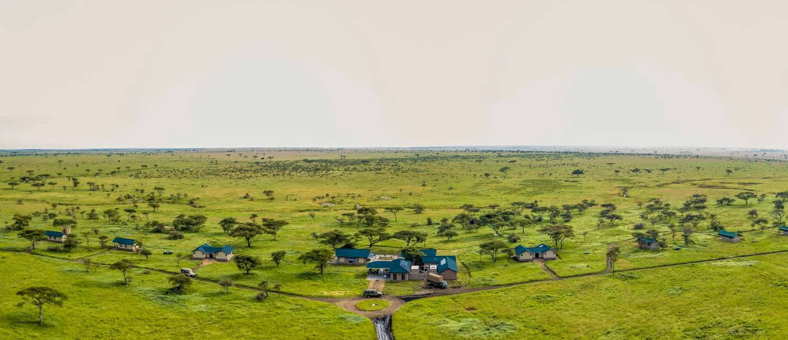 Bird's eye view in Serengeti Sametu Camp
