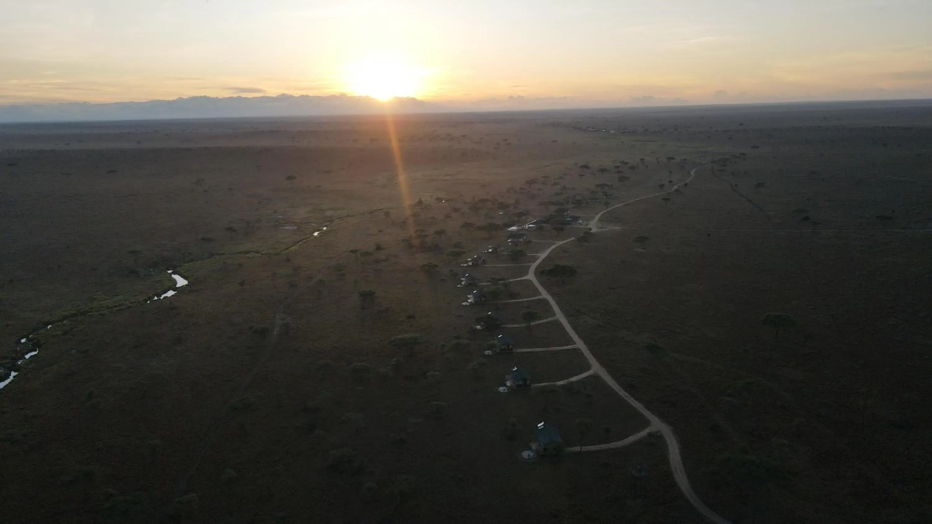 Bird's eye view in Serengeti Sametu Camp