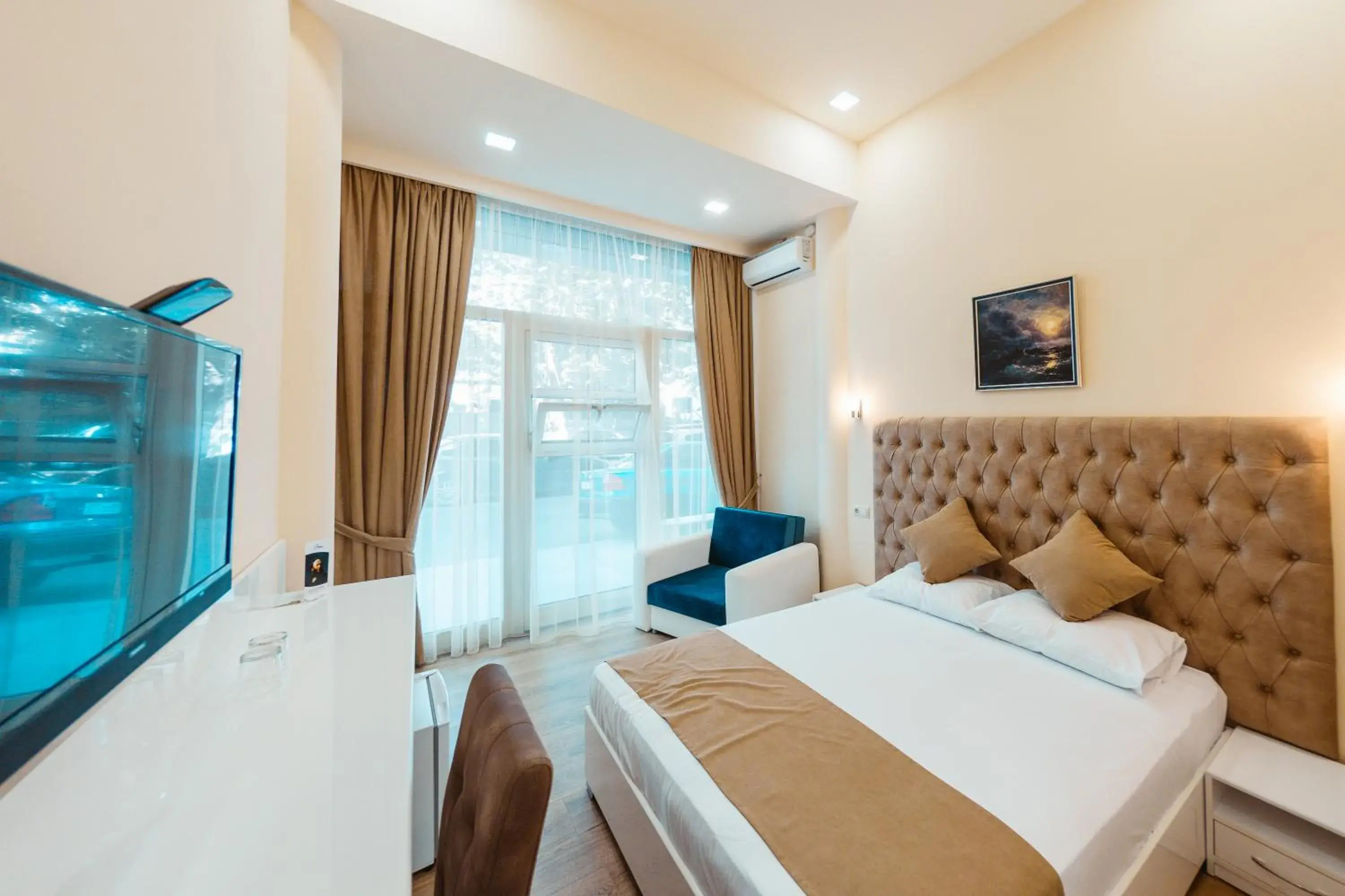 Decorative detail, Bed in L'image Art Hotel Decorative detail, Bed in L'image Art Hotel