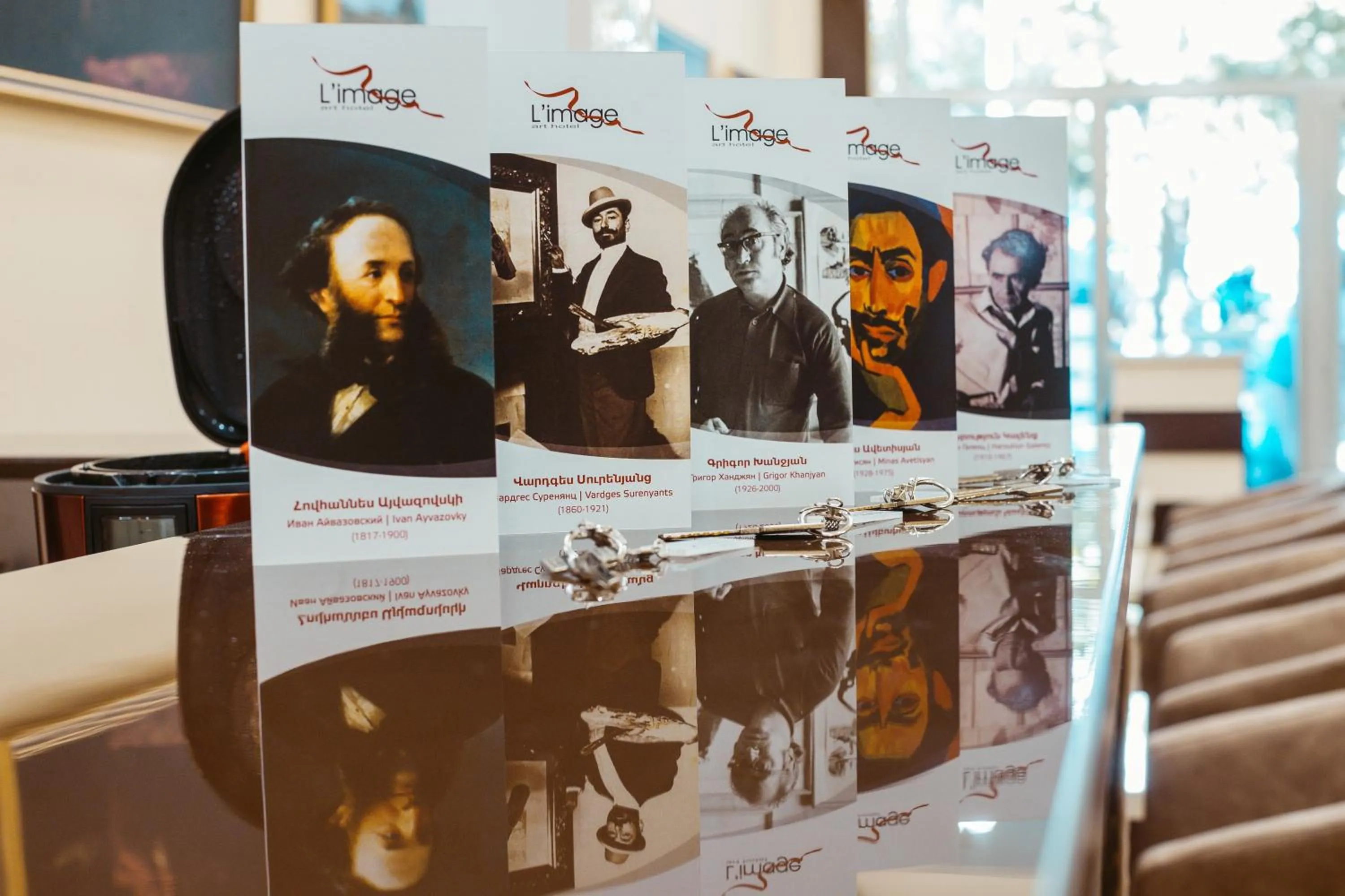 Decorative detail in L'image Art Hotel