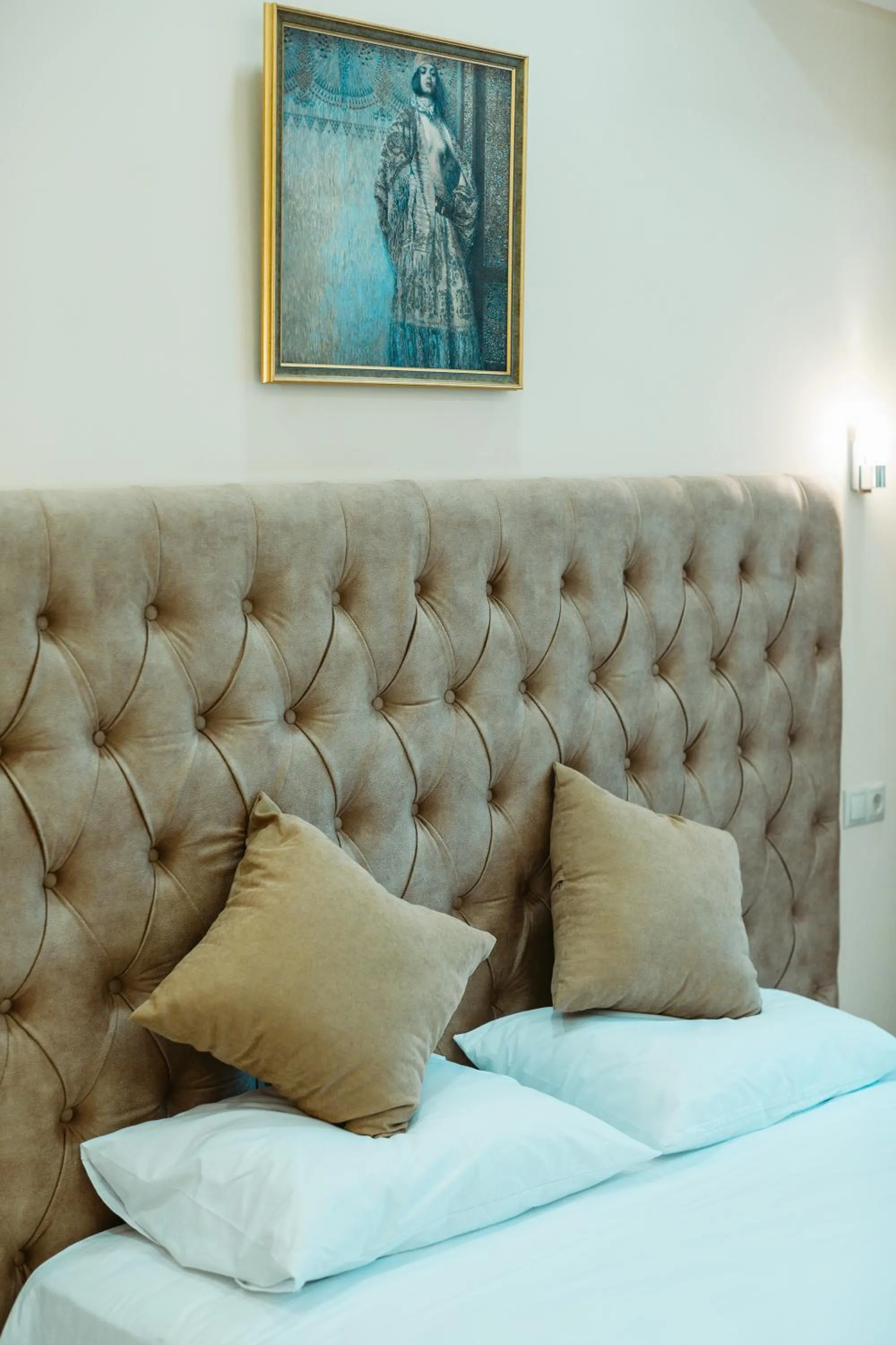 Decorative detail, Bed in L'image Art Hotel