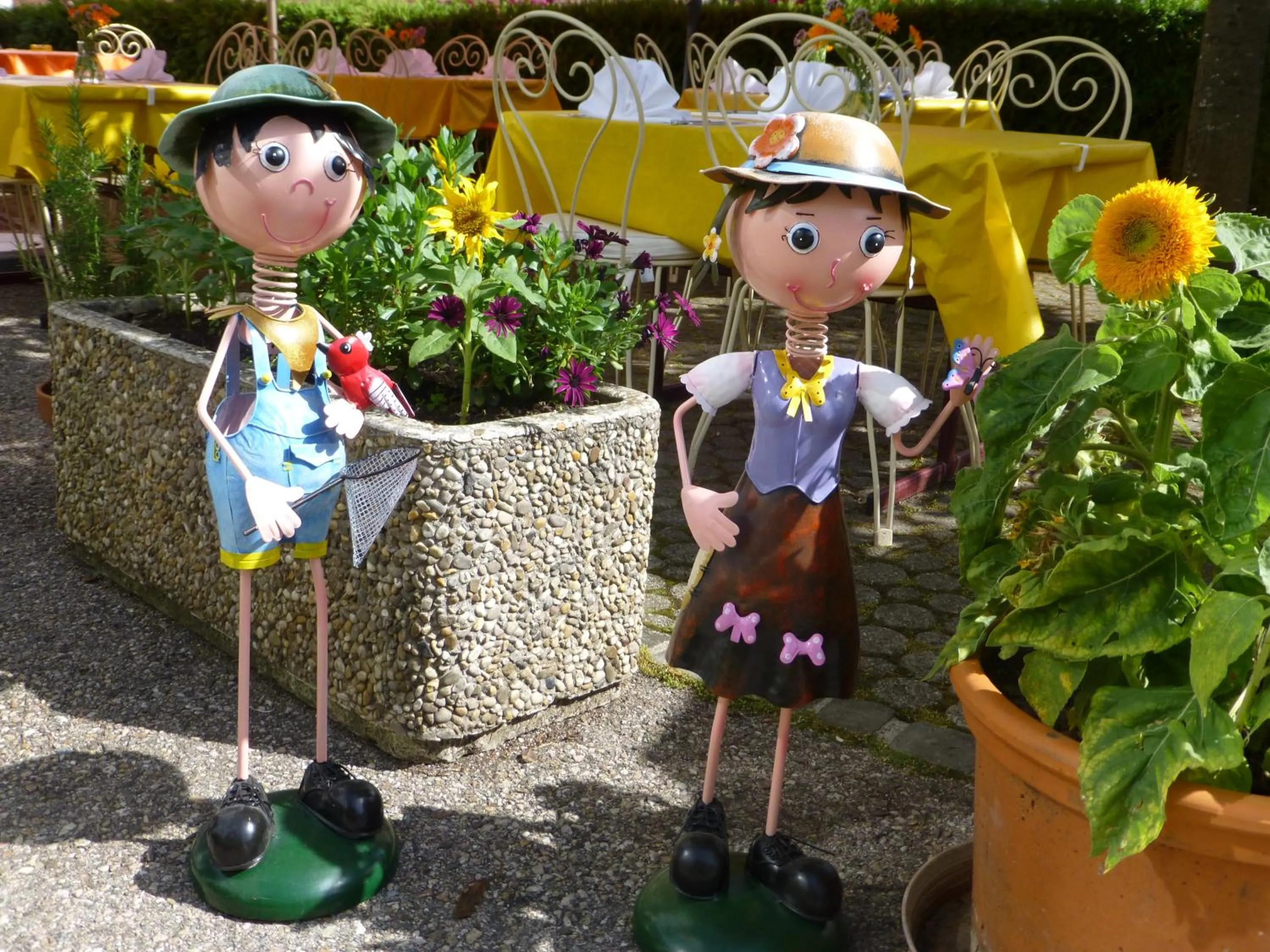 Patio in Hôtel de France