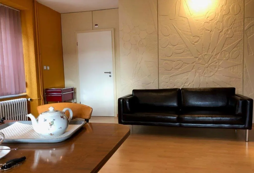 Communal lounge/ TV room in Hôtel de France