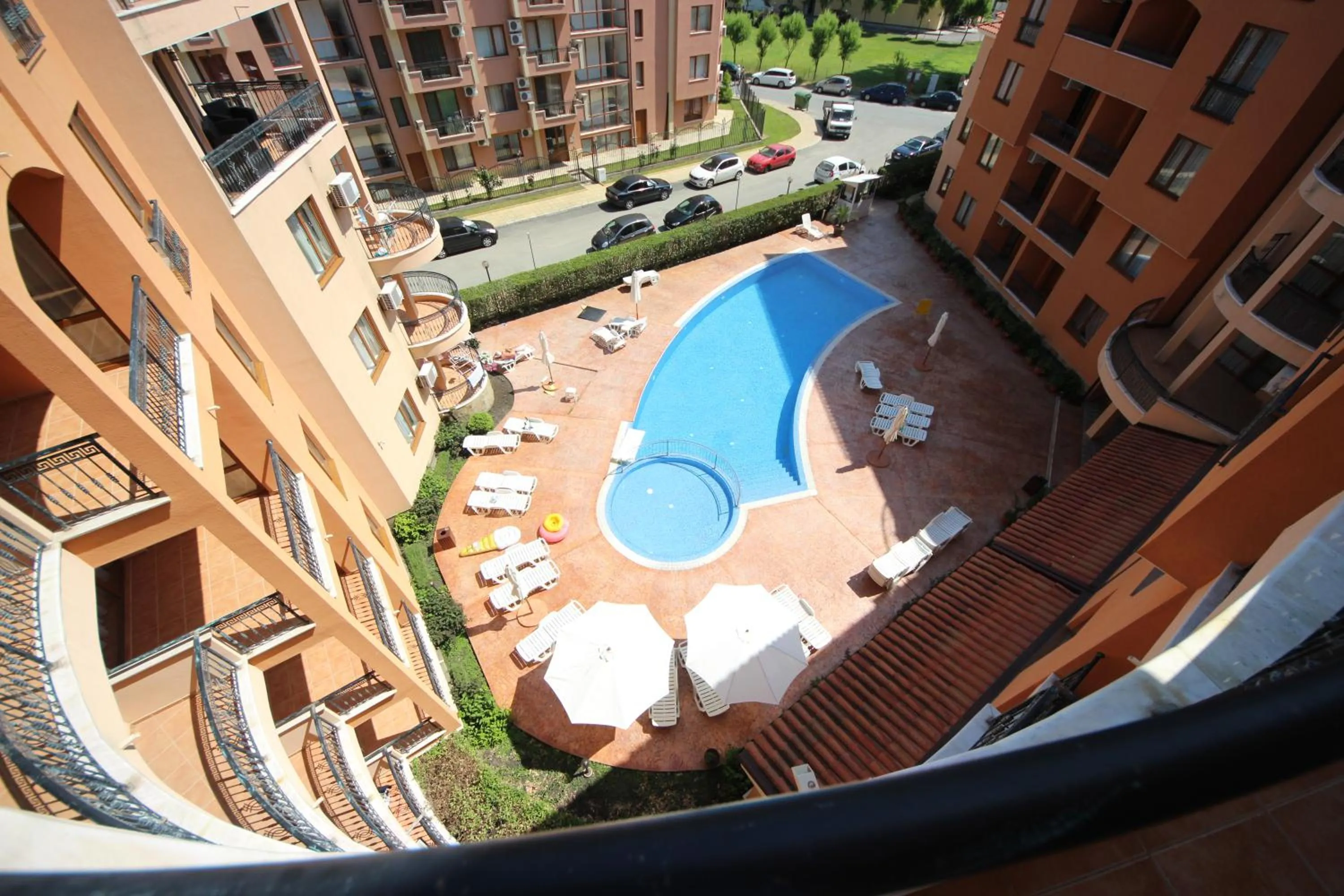 Pool view in Efir 2 - Menada Apartments