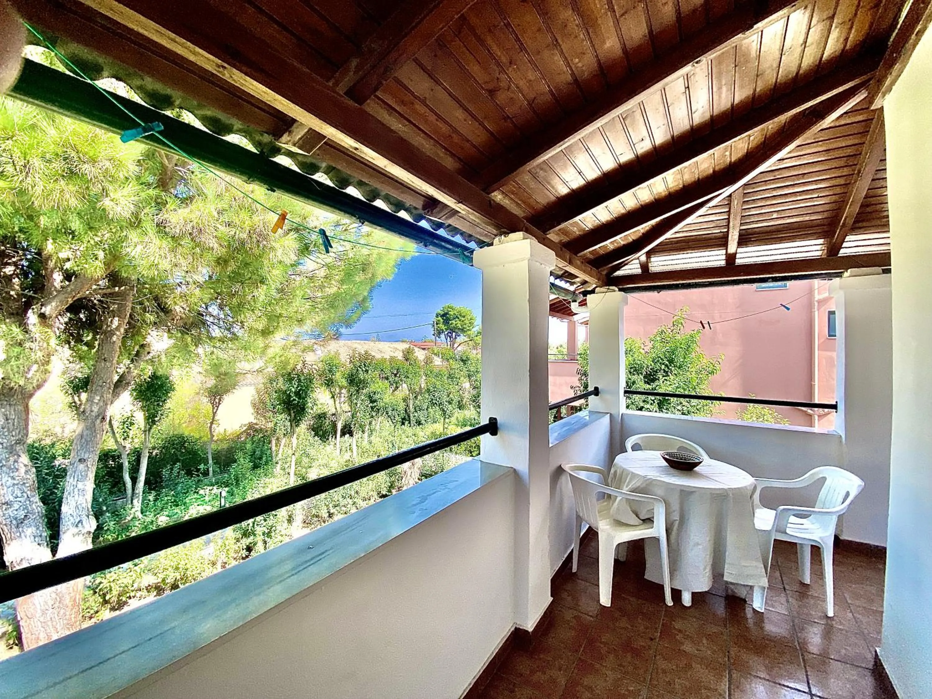 Balcony/Terrace in Nireas Resort Corfu