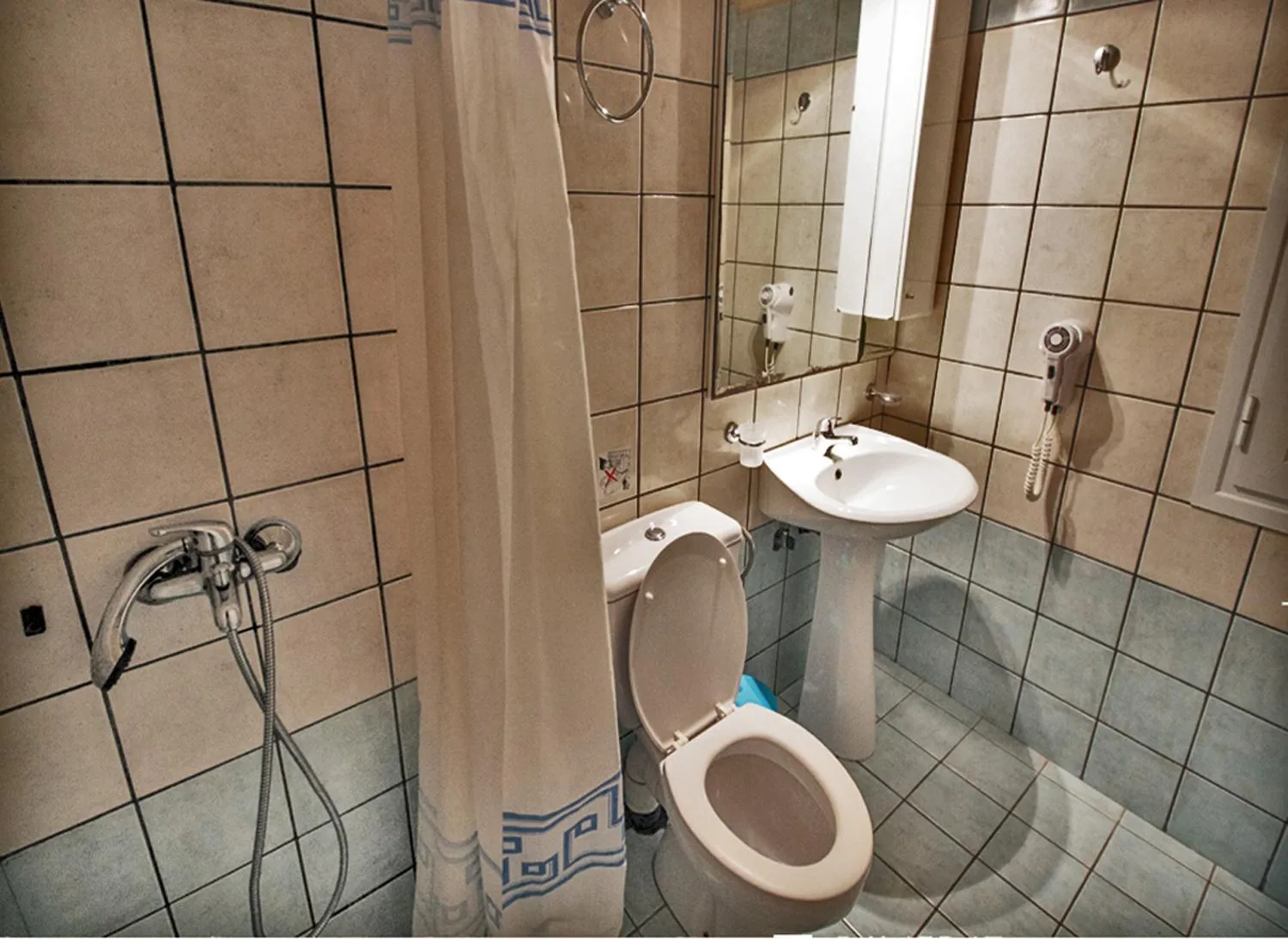 Bathroom in Nireas Resort Corfu