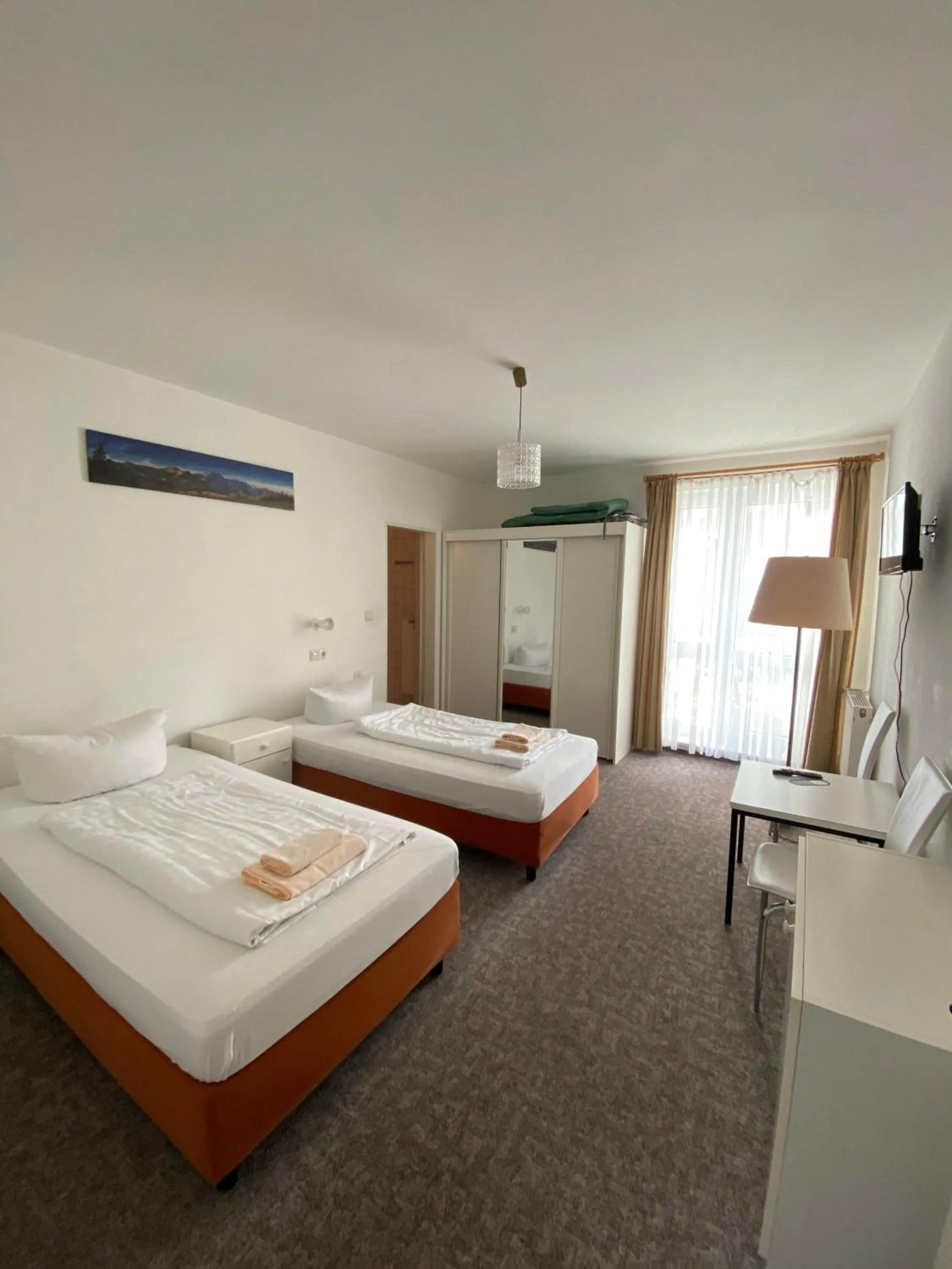 Bed in Hotel Seehaus