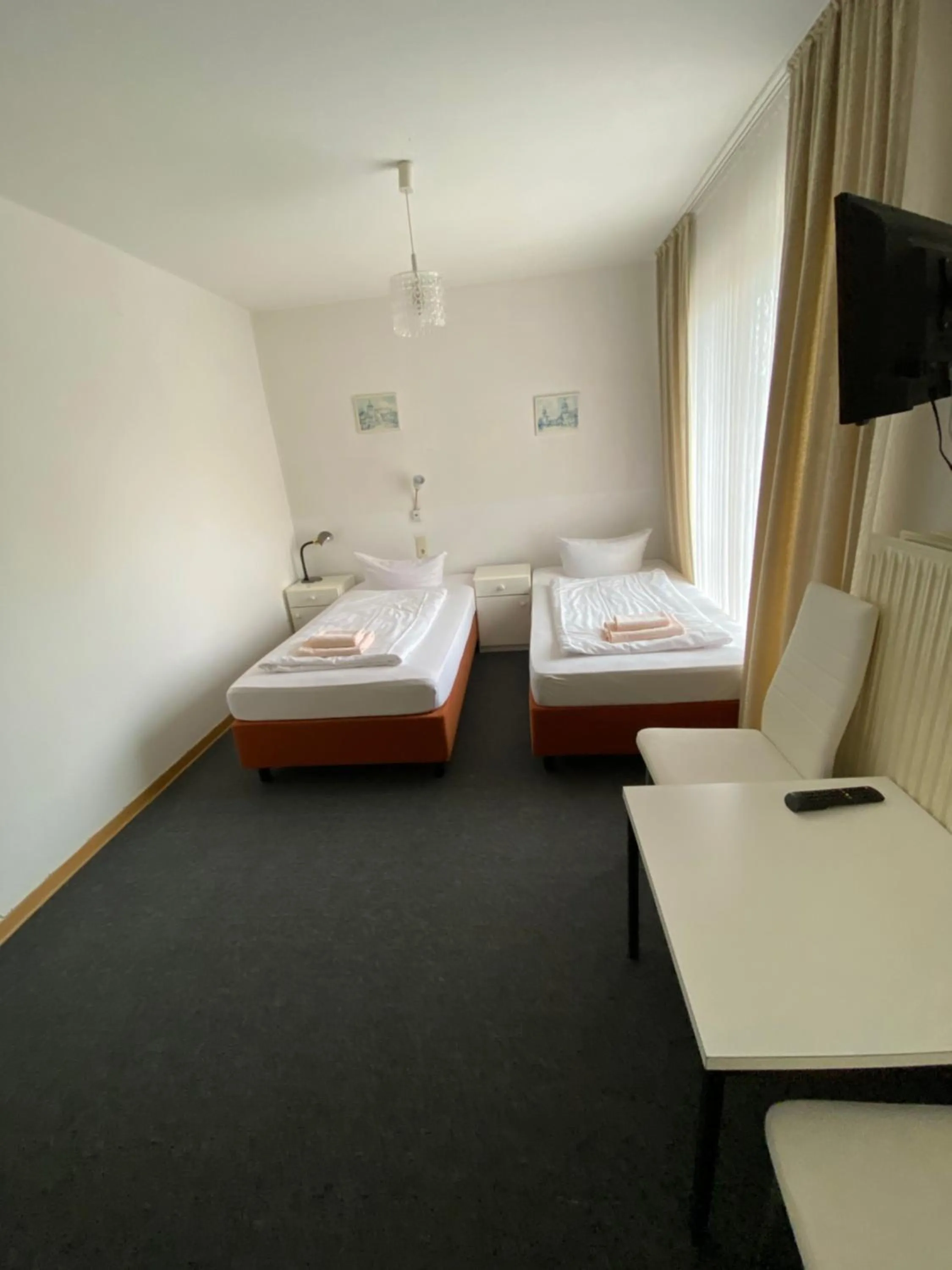 Bed in Hotel Seehaus