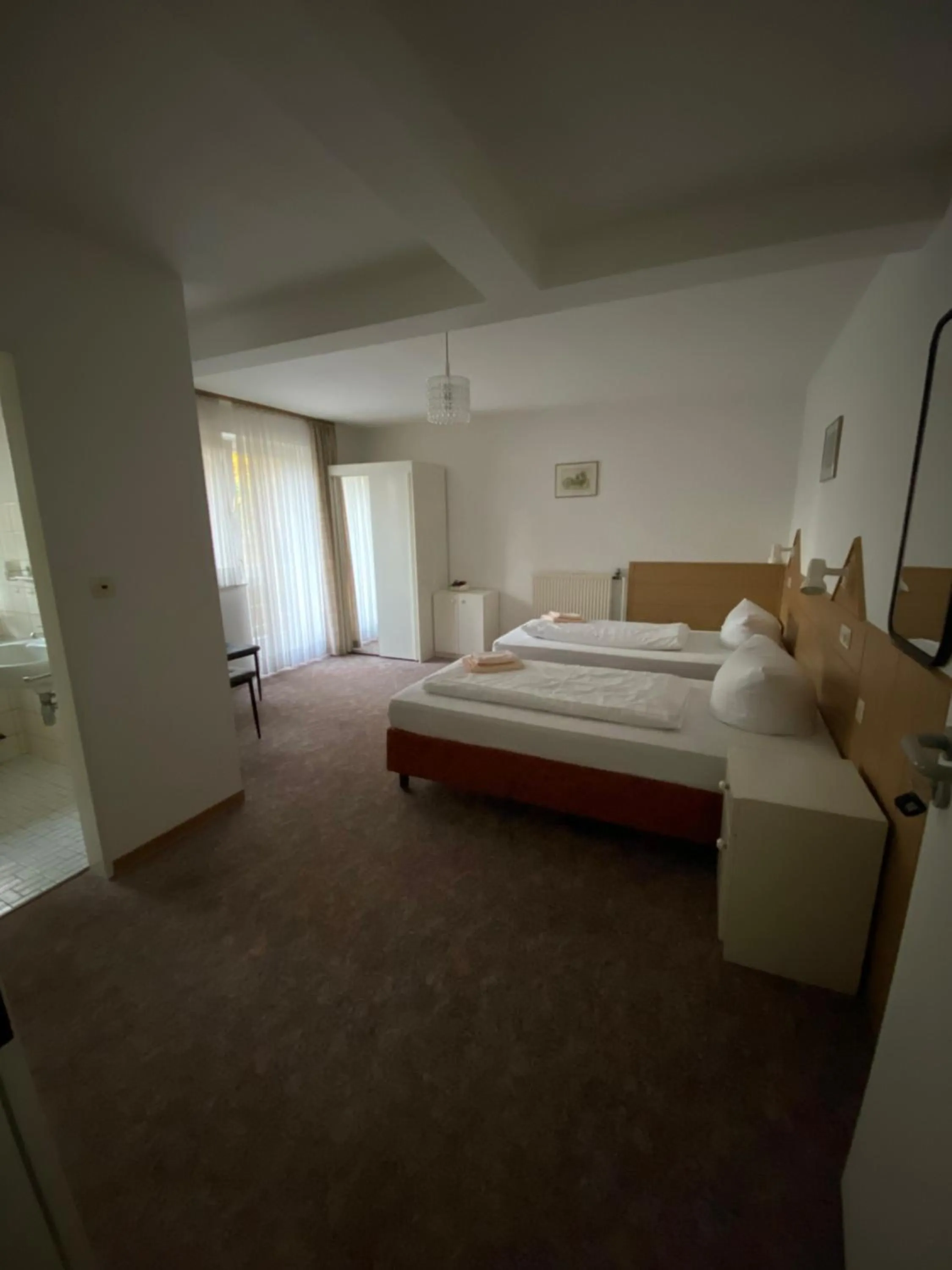 Bed in Hotel Seehaus