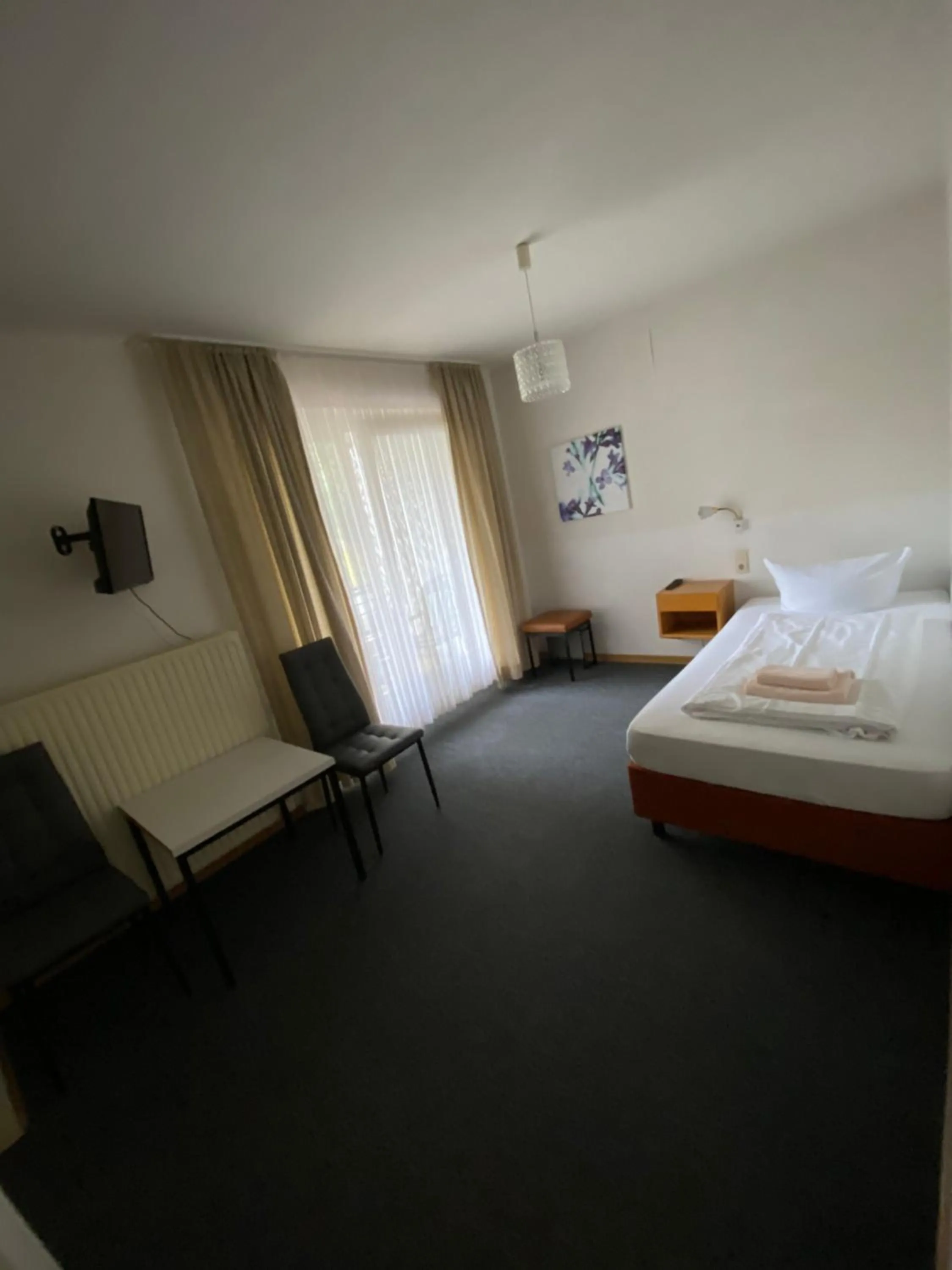 Bed in Hotel Seehaus