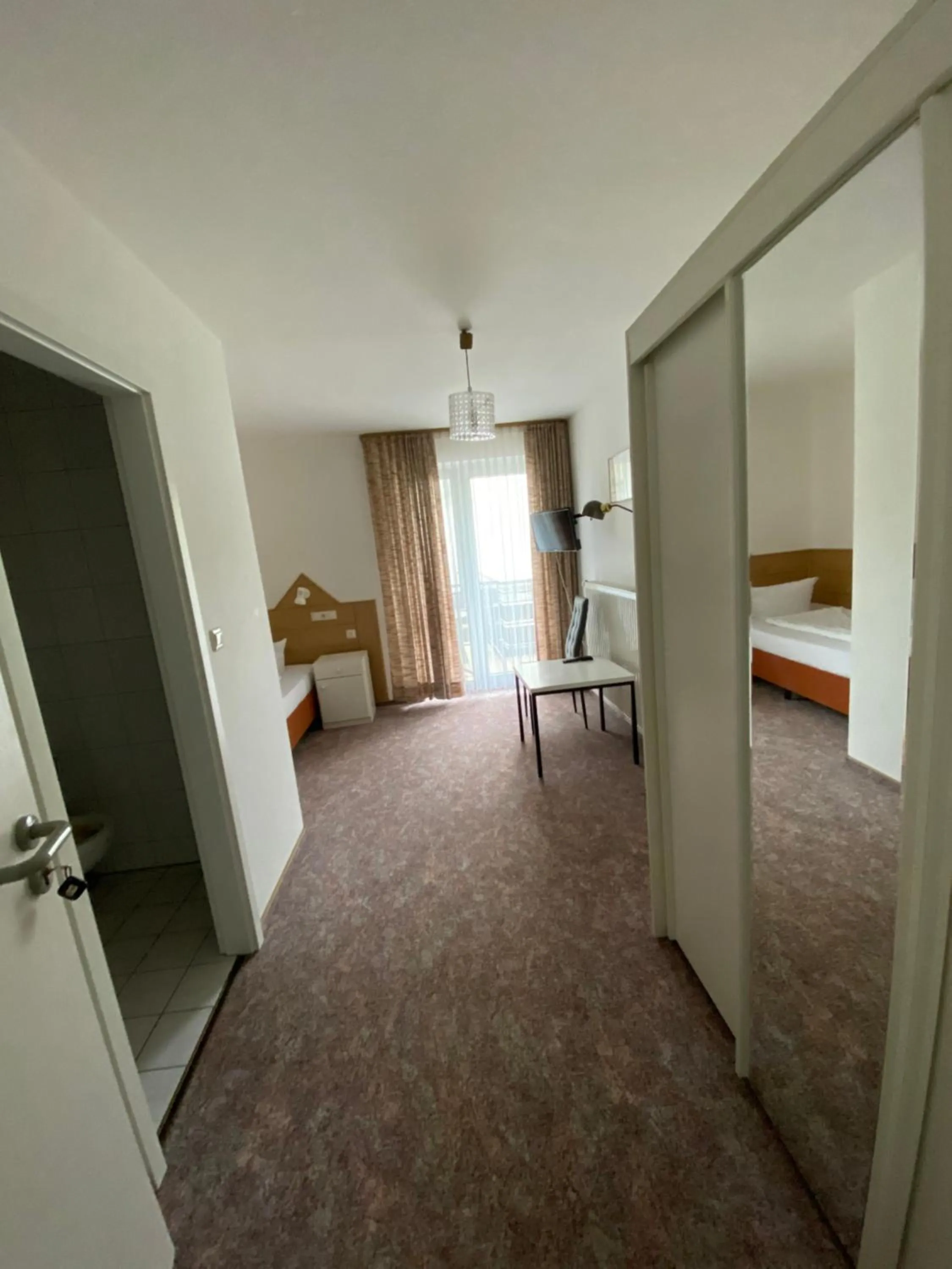 Bed in Hotel Seehaus