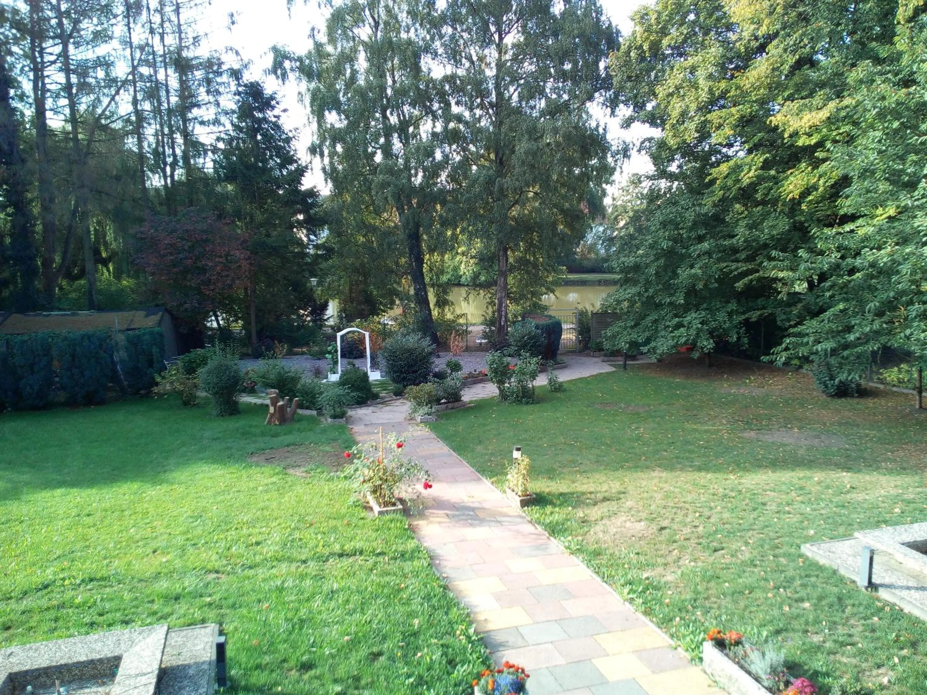 Garden view in Hotel Seehaus