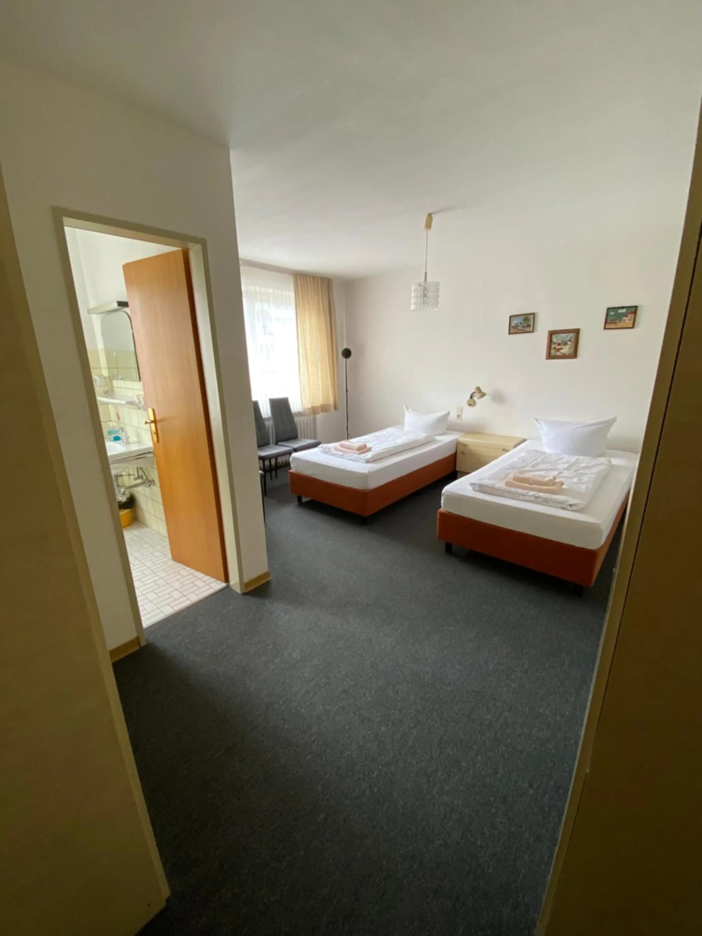 Bed in Hotel Seehaus