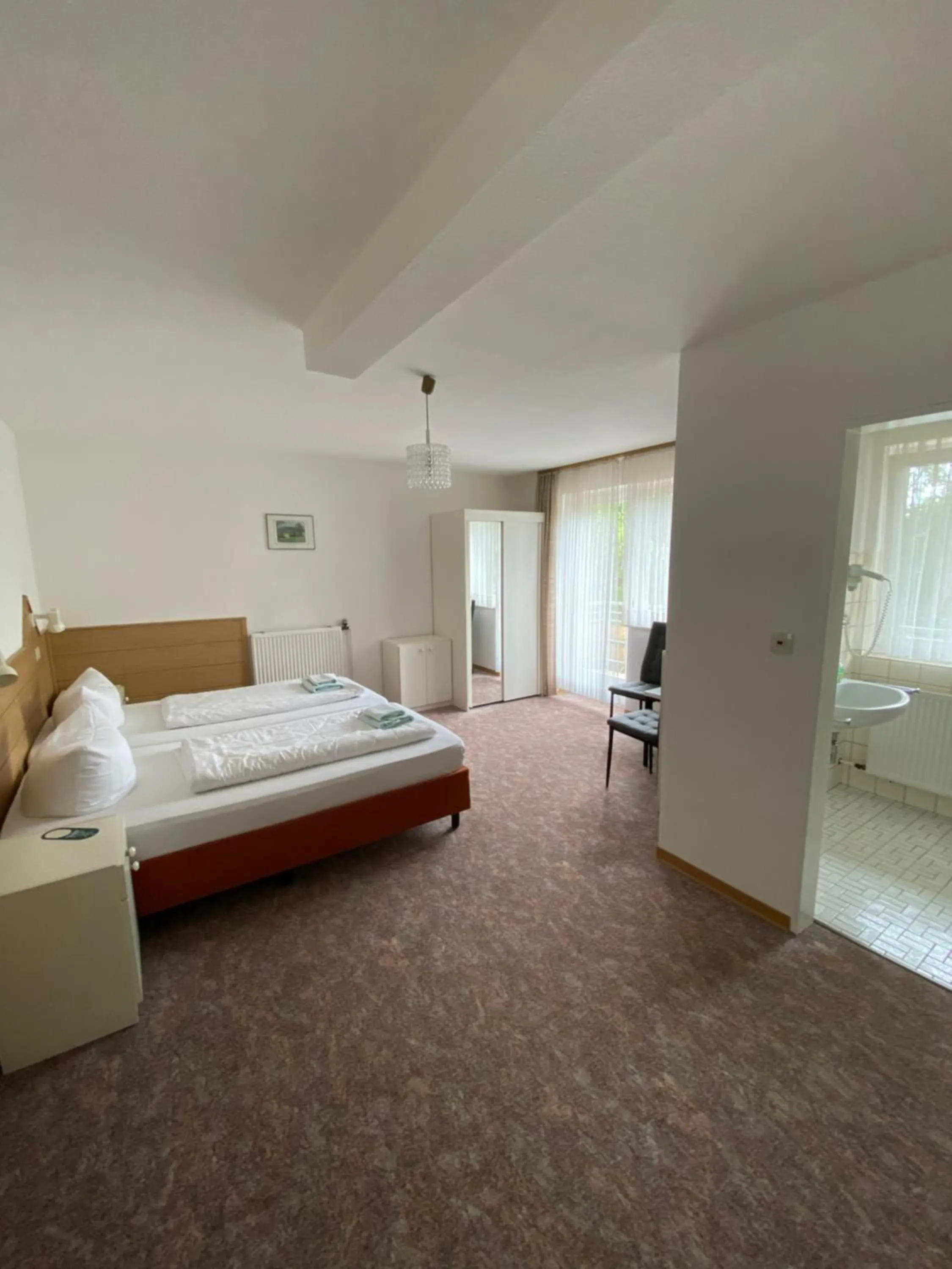 Bed in Hotel Seehaus