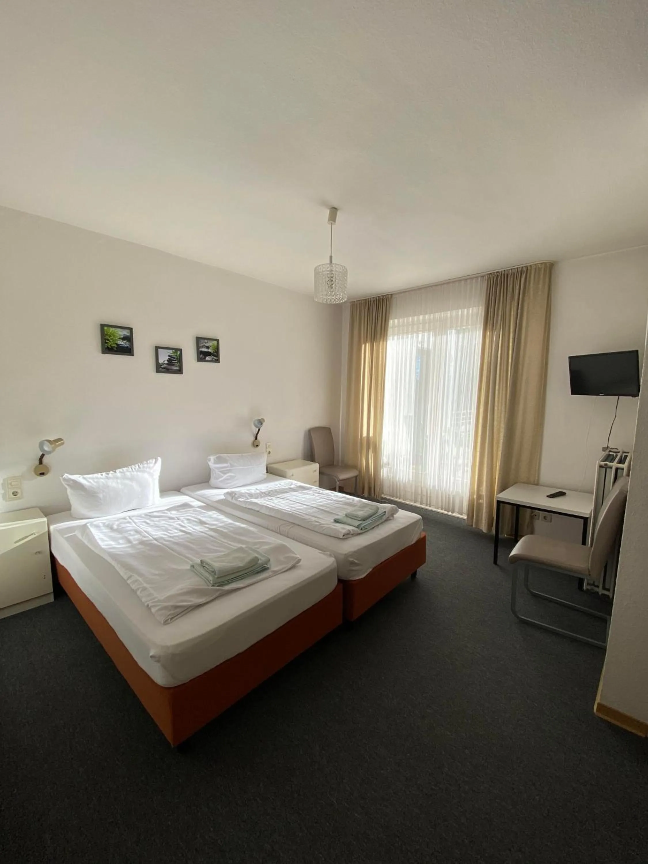 Bed in Hotel Seehaus