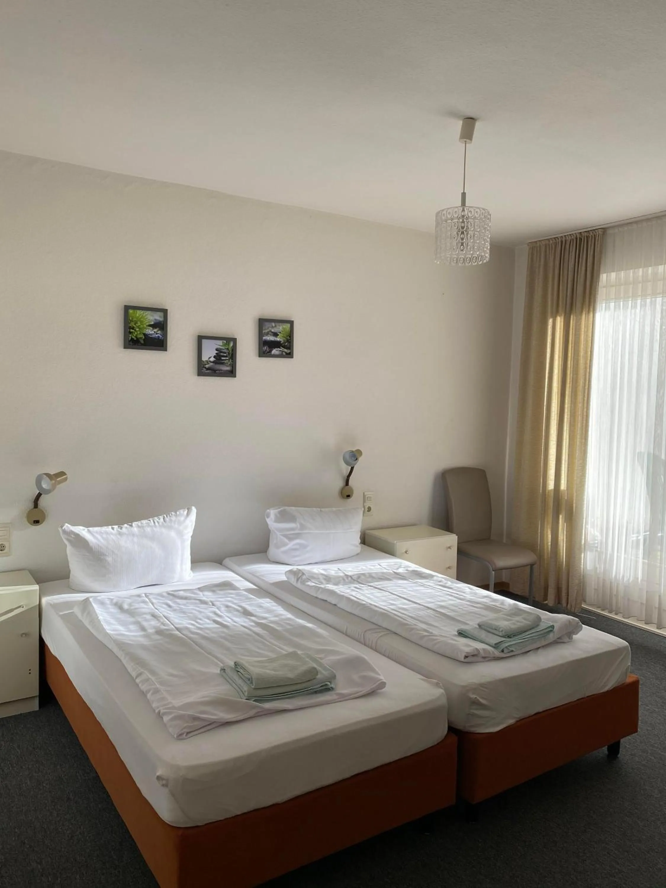 Bed in Hotel Seehaus