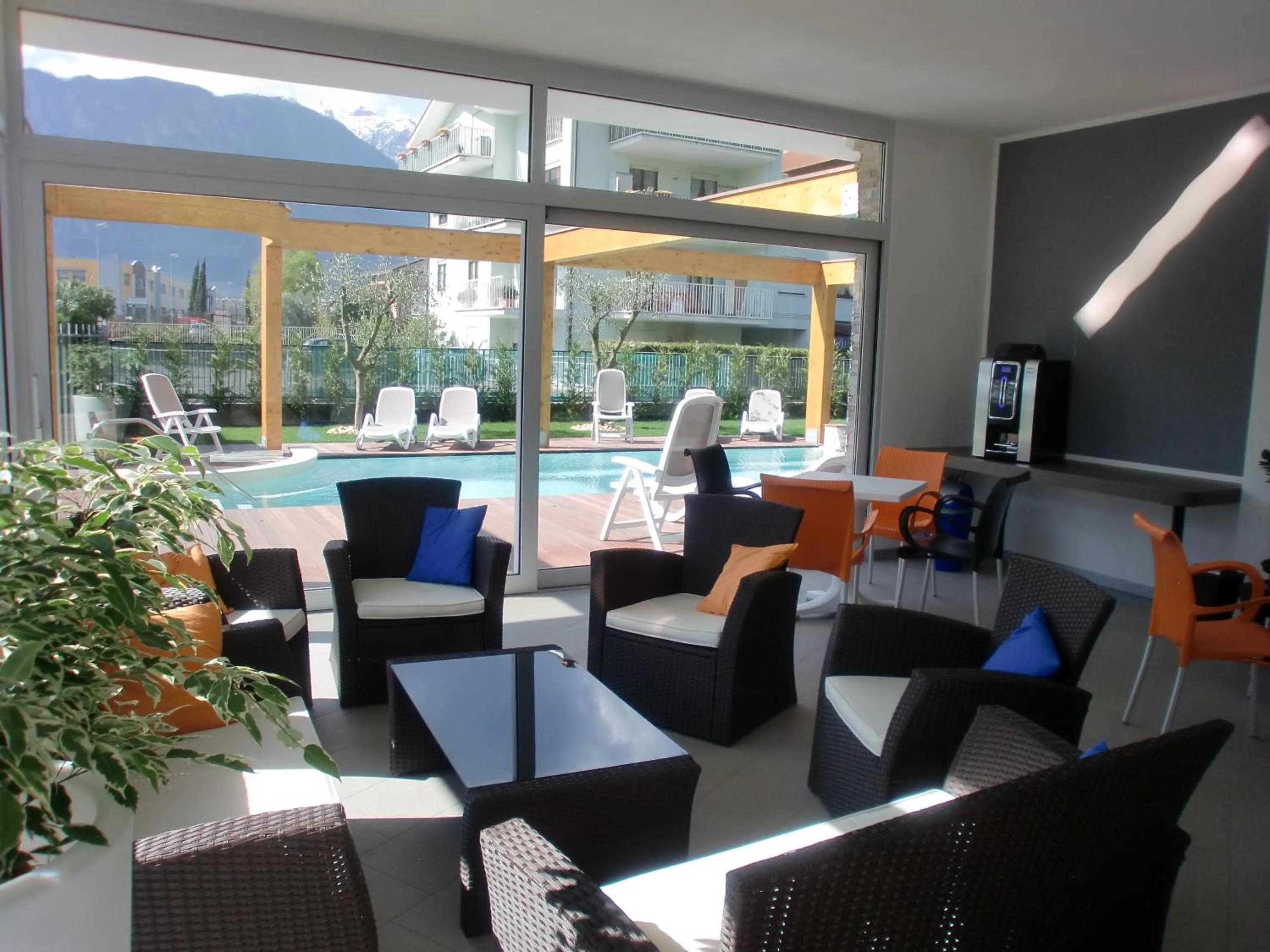 Lobby or reception in Residence Rivachiara (check-in at Hotel Riviera in Viale Rovereto, 95)